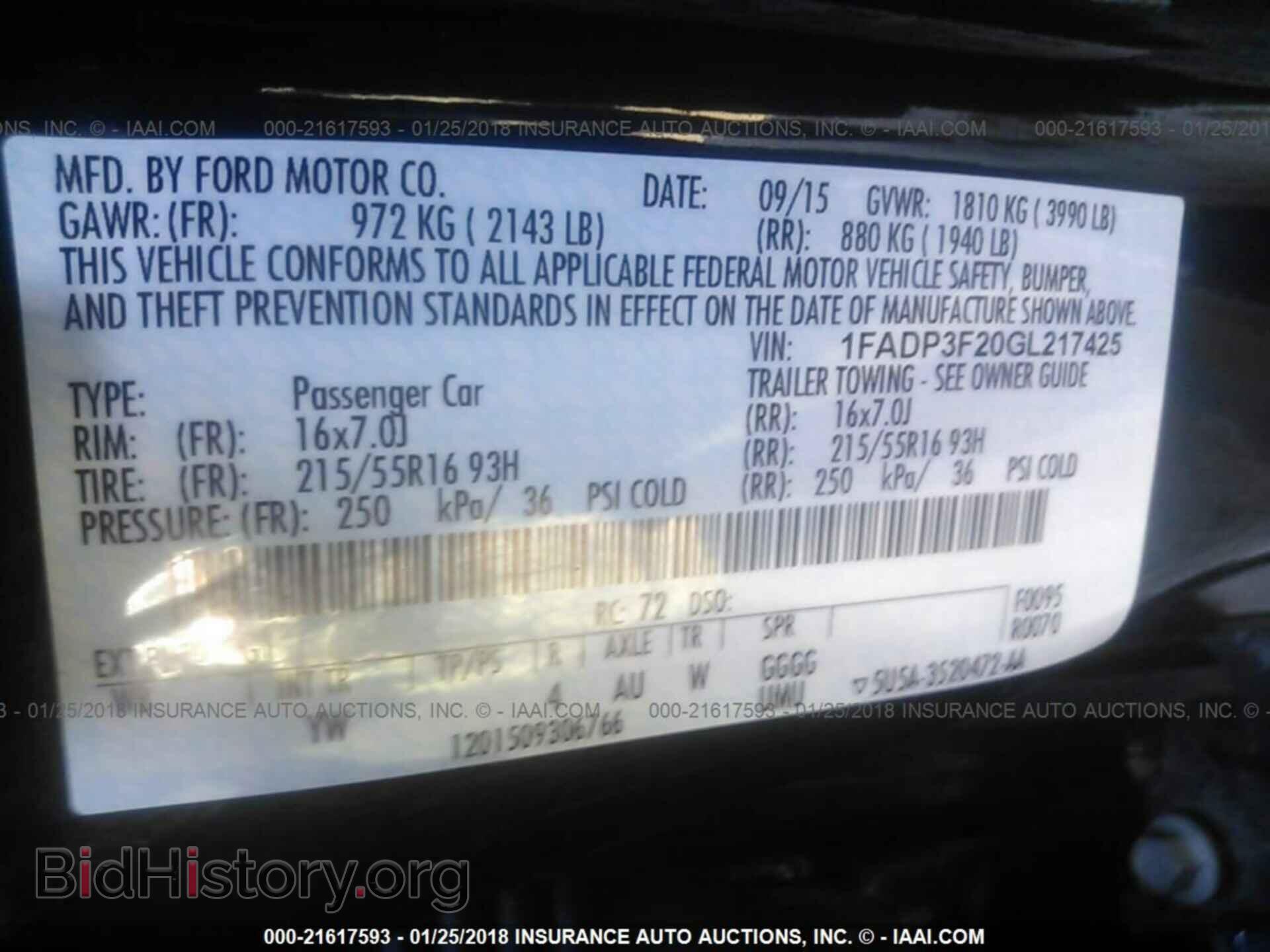 2016 Ford Focus - VIN: 1FADP3F20GL217425 - Photo 9