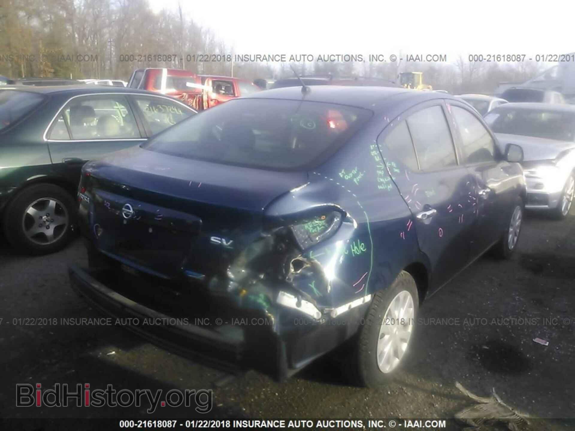 2012 Nissan Versa - VIN: 3N1CN7AP1CL907627 - Фото 4
