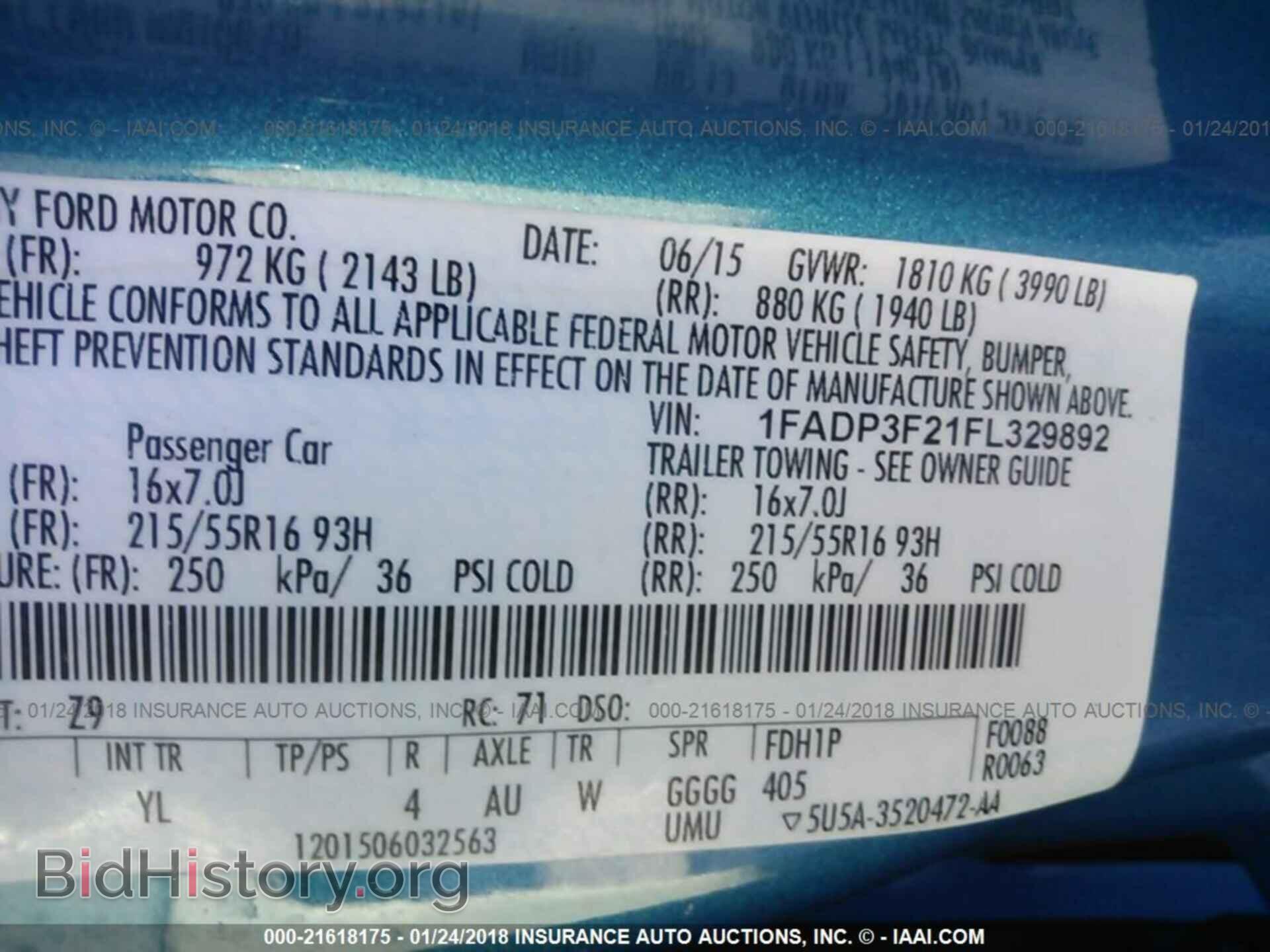 2015 Ford Focus - VIN: 1FADP3F21FL329892 - Photo 9