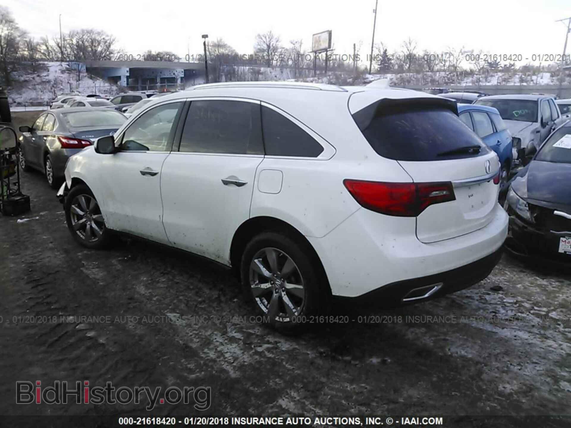 2014 Acura Mdx - VIN: 5FRYD4H89EB015192 - Photo 3