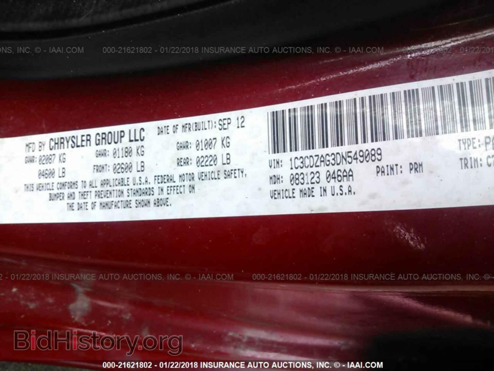 2013 Dodge Avenger - VIN: 1C3CDZAG3DN549089 - Photo 9
