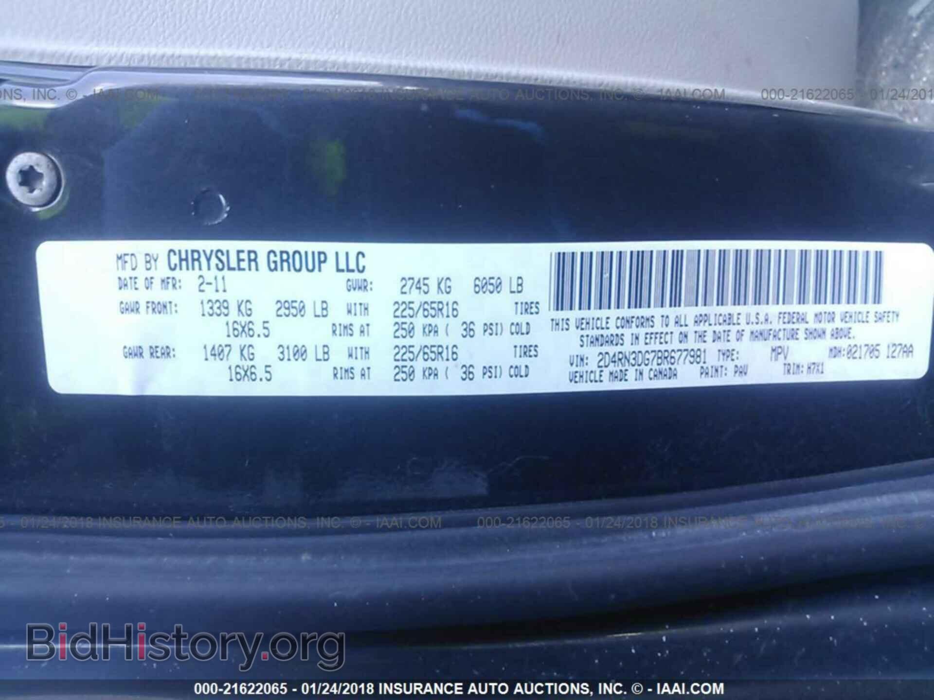 2011 Dodge Grand caravan - VIN: 2D4RN3DG7BR677981 - Photo 9