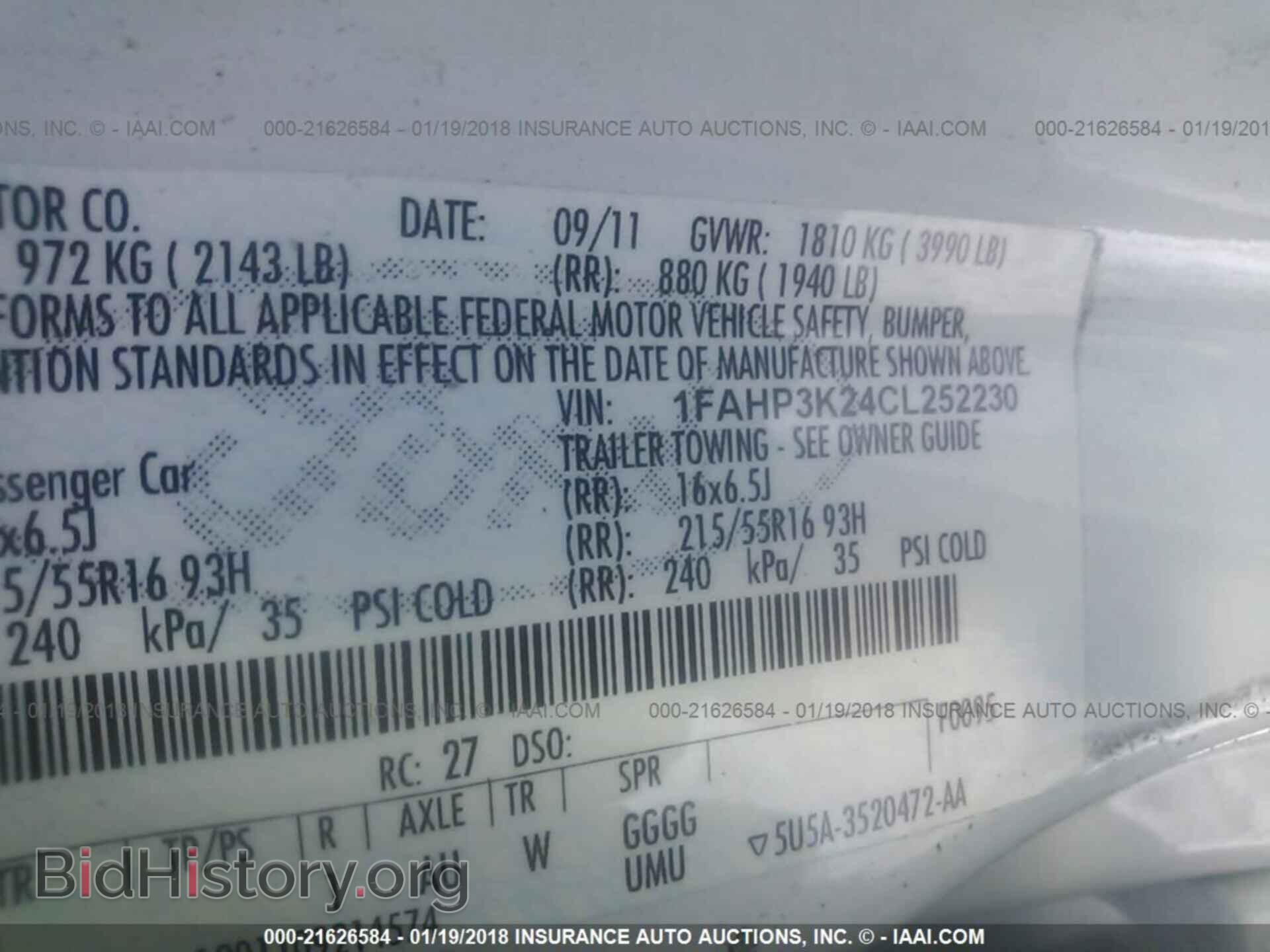2012 Ford Focus - VIN: 1FAHP3K24CL252230 - Photo 9