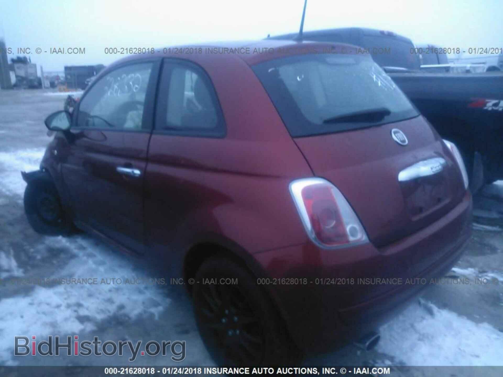 2012 Fiat 500 - VIN: 3C3CFFAR8CT355179 - Фото 3