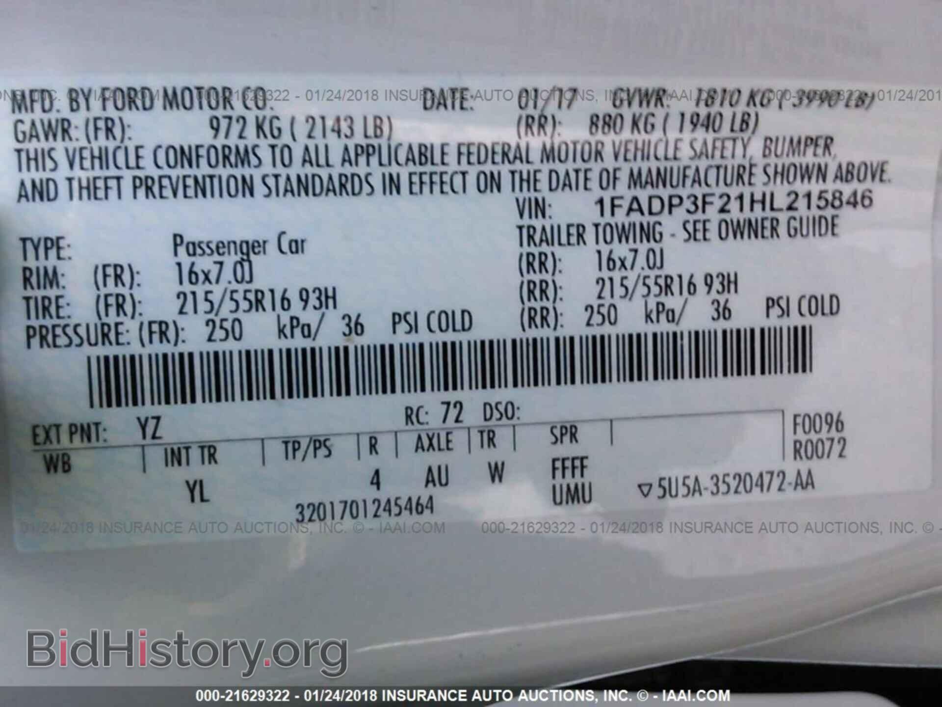 2017 Ford Focus - VIN: 1FADP3F21HL215846 - Photo 9