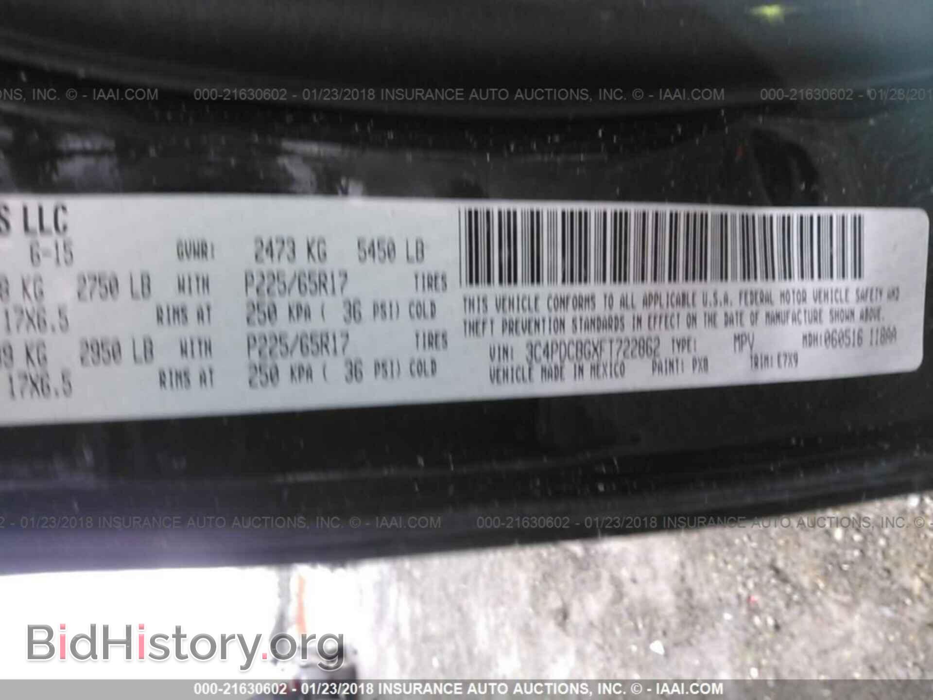 2015 Dodge Journey - VIN: 3C4PDCBGXFT722862 - Photo 9