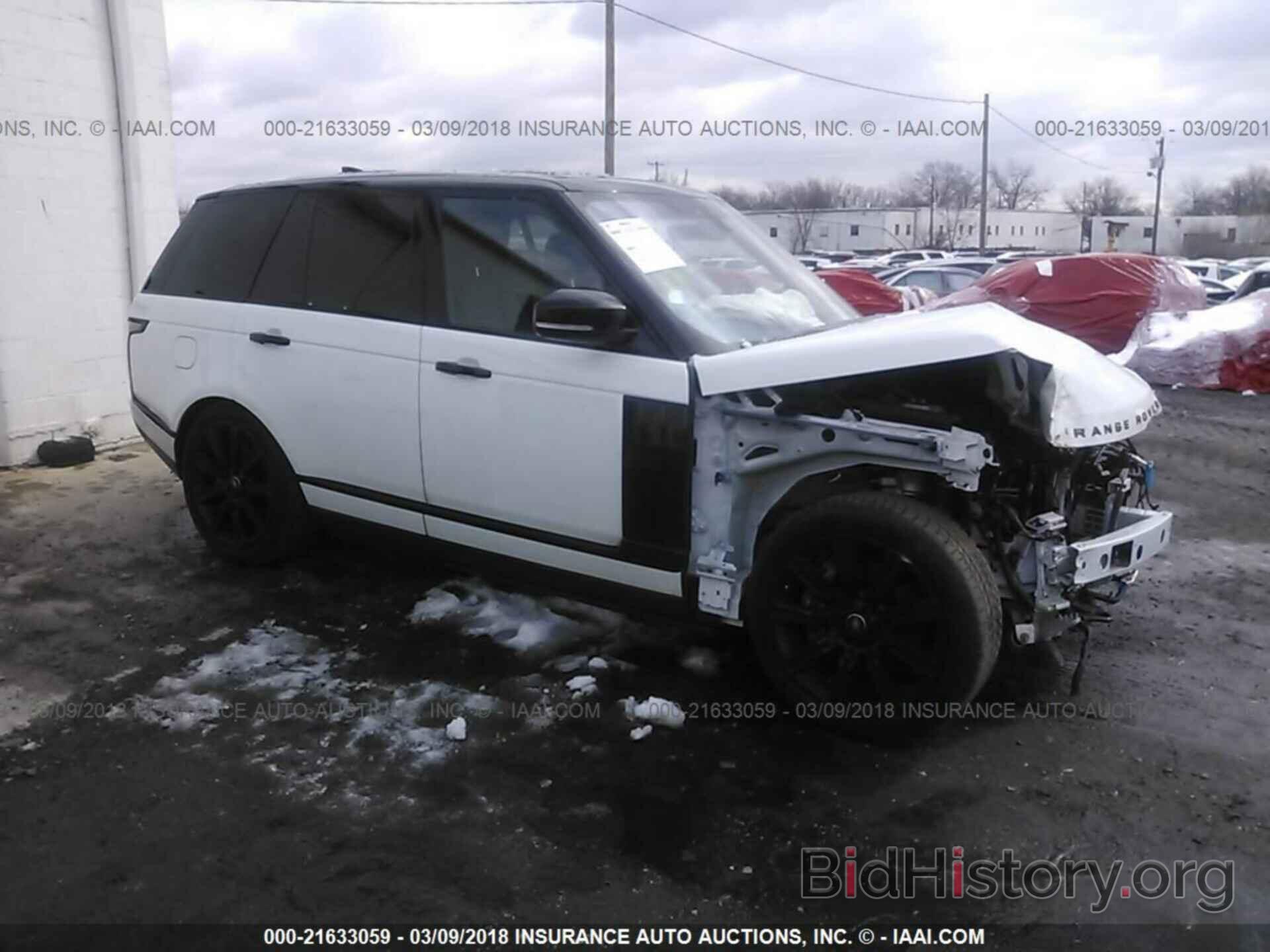 Photo SALGS2FE3HA320953 - Land rover Range rover 2017