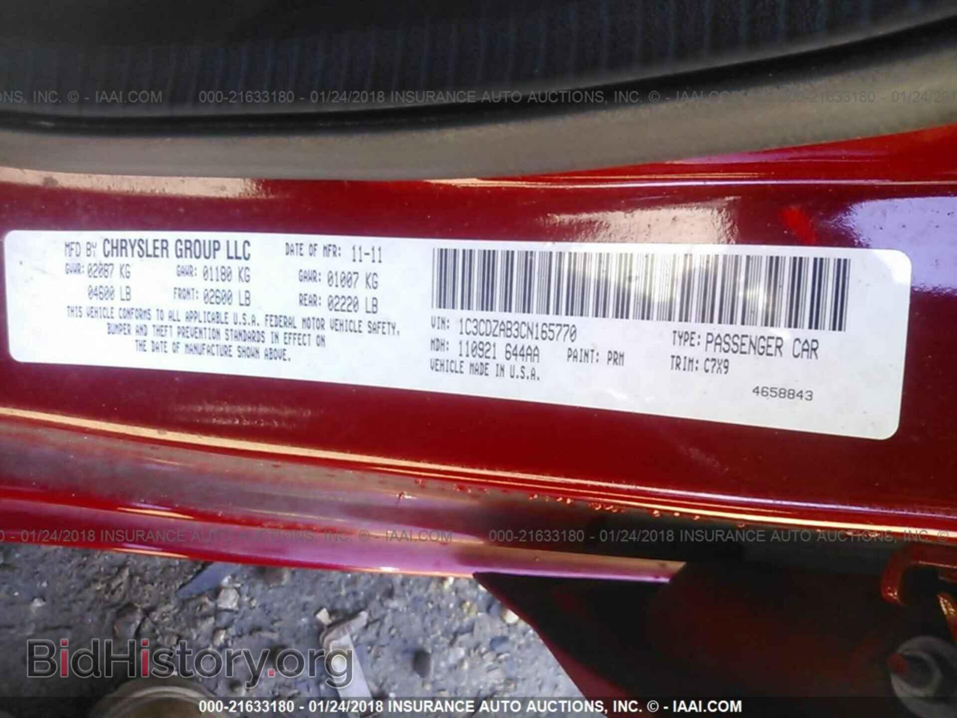 2012 Dodge Avenger - VIN: 1C3CDZAB3CN165770 - Photo 9