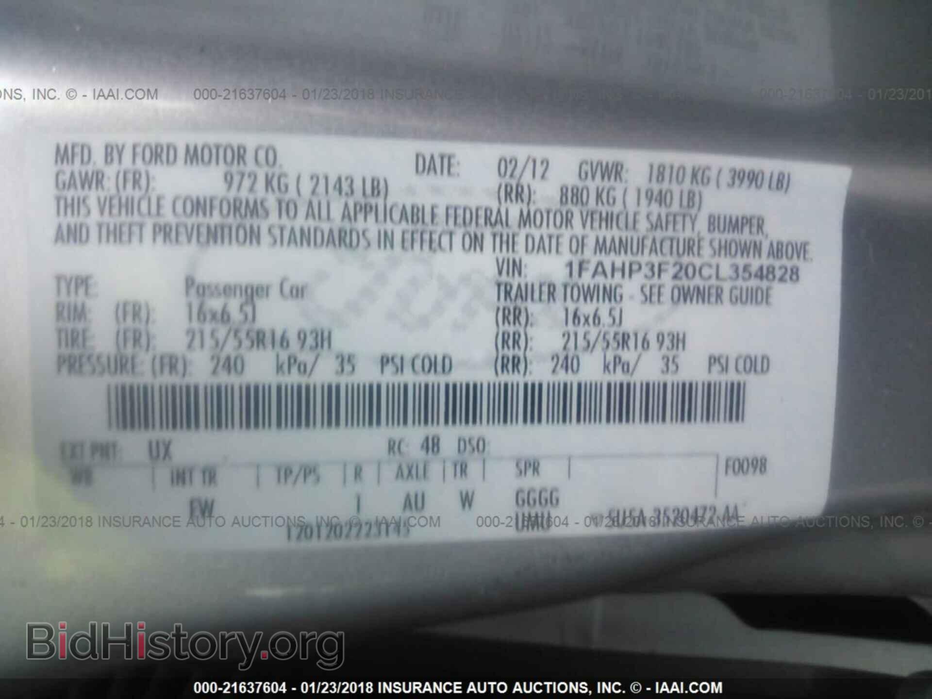 2012 Ford Focus - VIN: 1FAHP3F20CL354828 - Photo 9