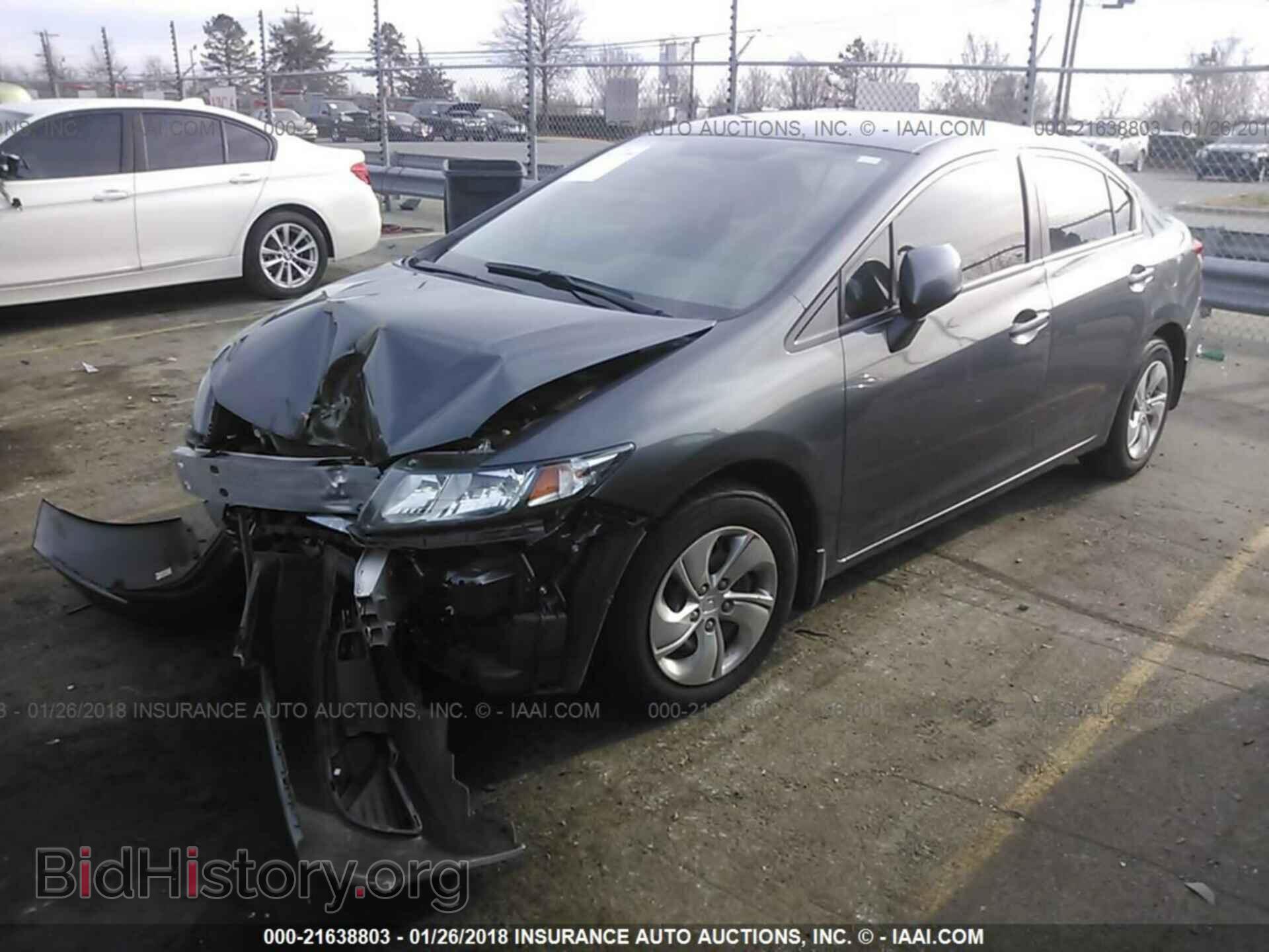 2013 Honda Civic - VIN: 2HGFB2F53DH573514 - Фото 2