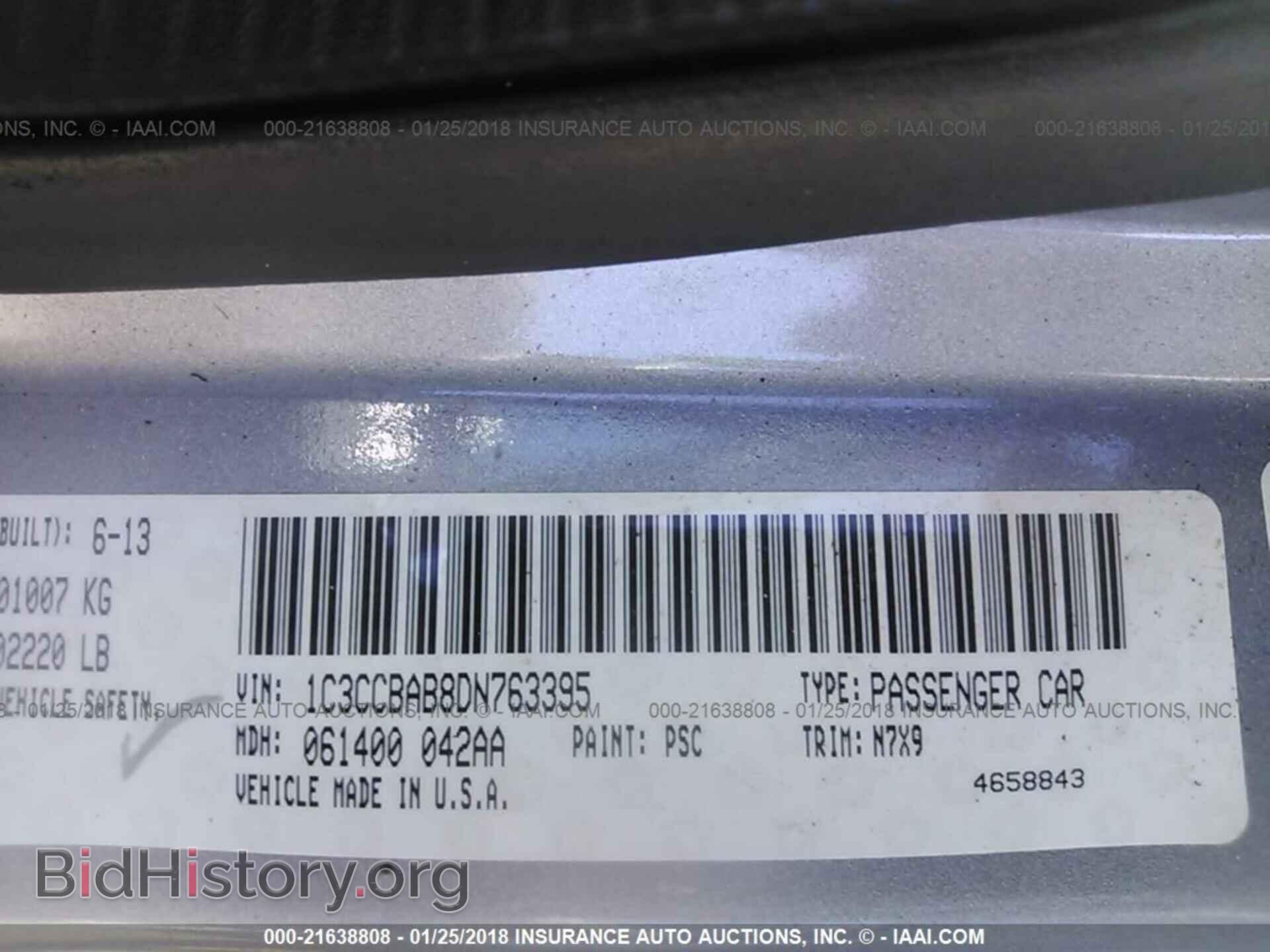 2013 Chrysler 200 - VIN: 1C3CCBAB8DN763395 - Photo 9