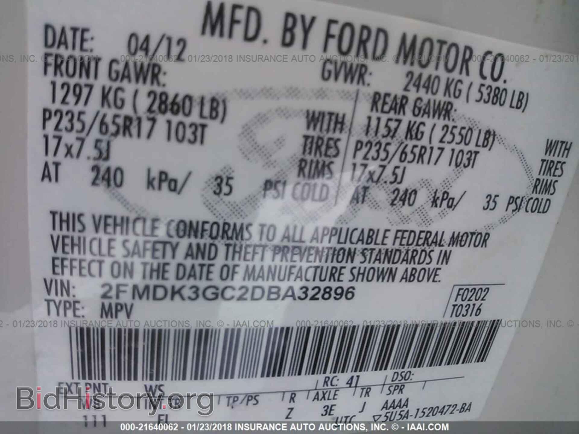 2013 Ford Edge - VIN: 2FMDK3GC2DBA32896 - Photo 9