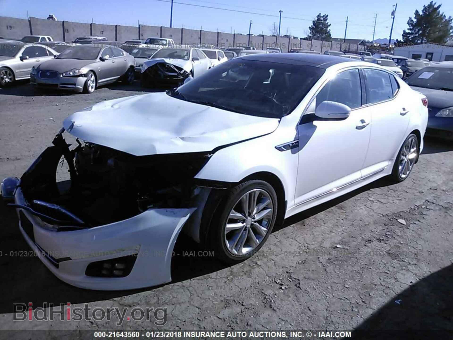 2014 Kia Optima - VIN: 5XXGR4A61EG322487 - Фото 2