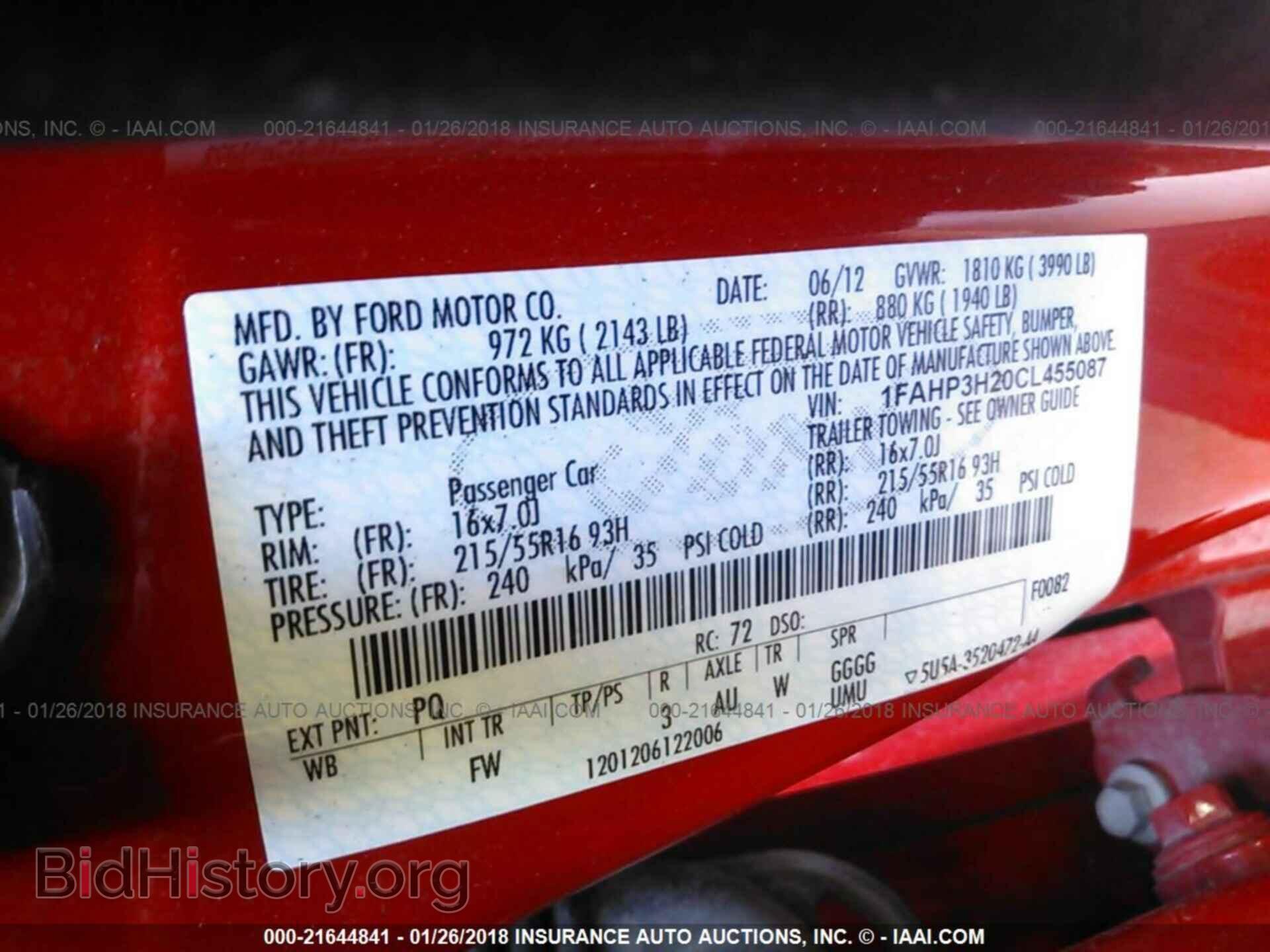 2012 Ford Focus - VIN: 1FAHP3H20CL455087 - Photo 9