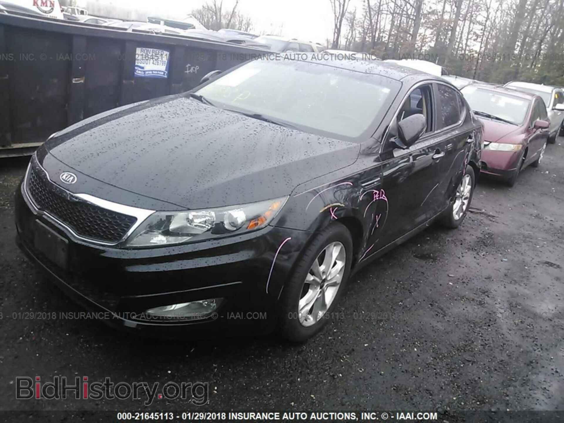 2011 Kia Optima - VIN: KNAGN4A71B5080348 - Фото 2