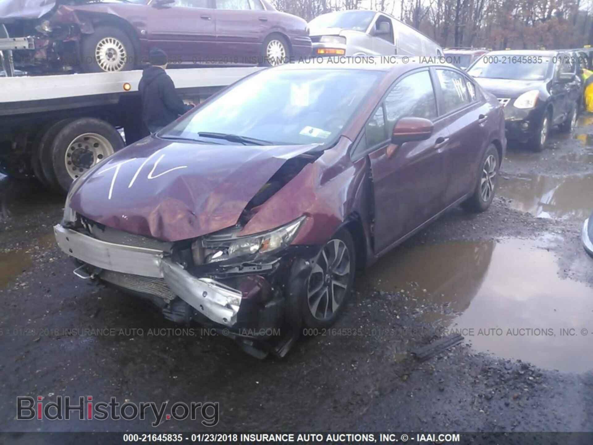2014 Honda Civic - VIN: 19XFB2F85EE200268 - Фото 2
