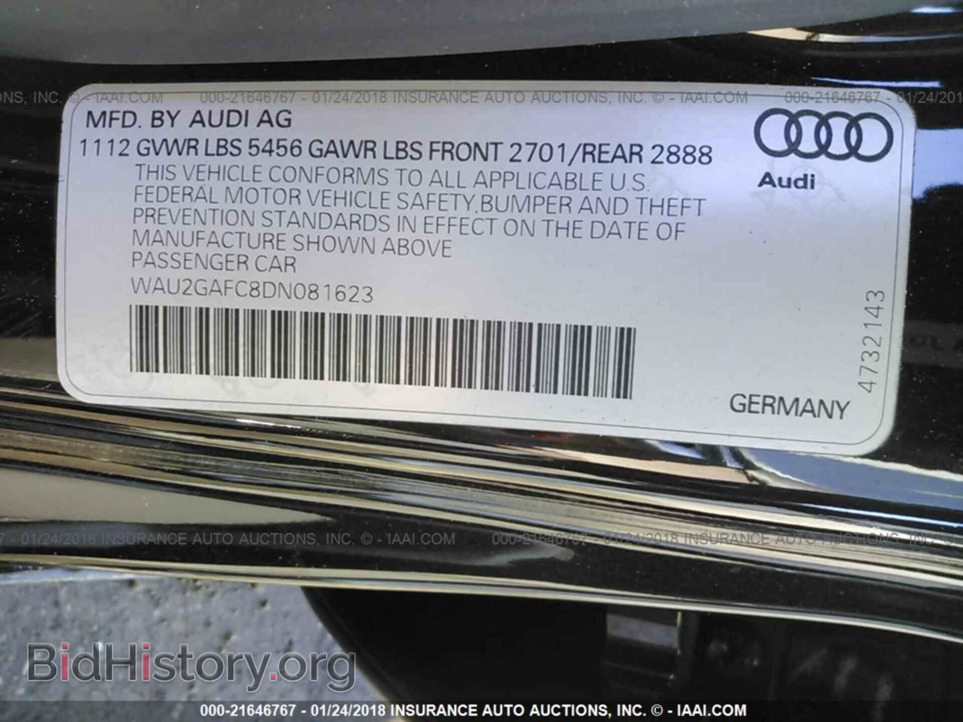 2013 Audi A7 - VIN: WAU2GAFC8DN081623 - Photo 9