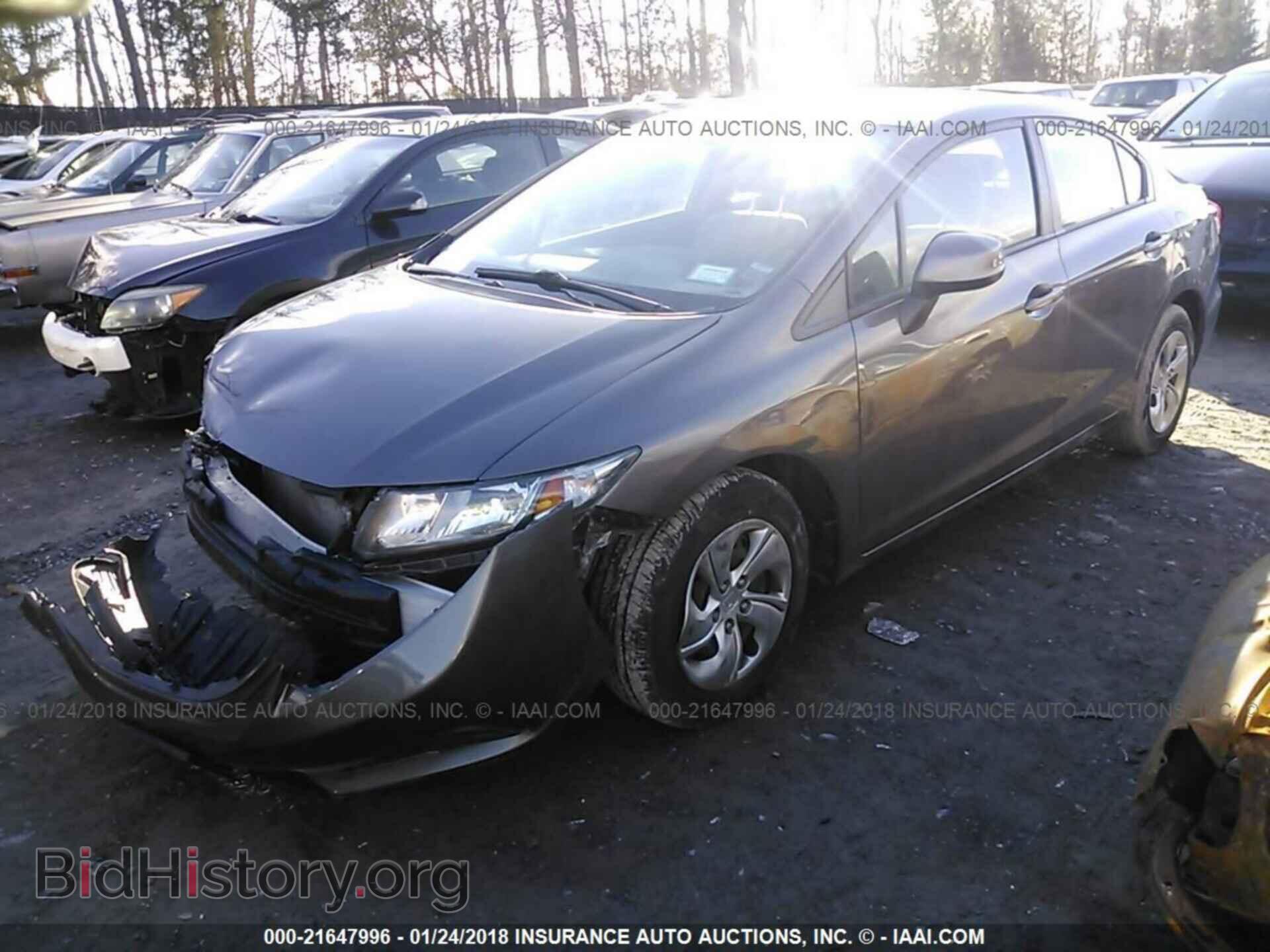 2013 Honda Civic - VIN: 19XFB2F55DE201411 - Фото 2
