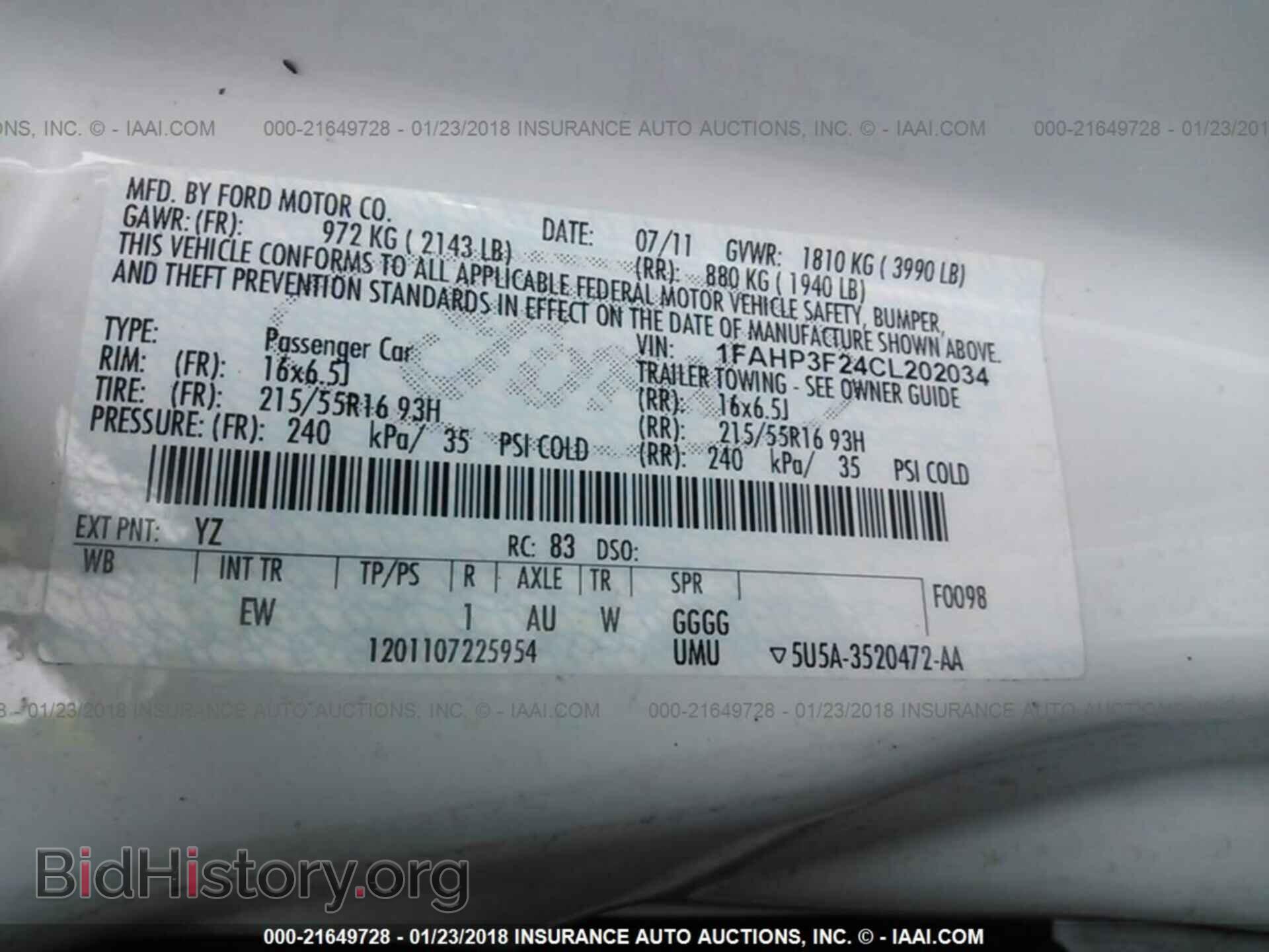 2012 Ford Focus - VIN: 1FAHP3F24CL202034 - Photo 9