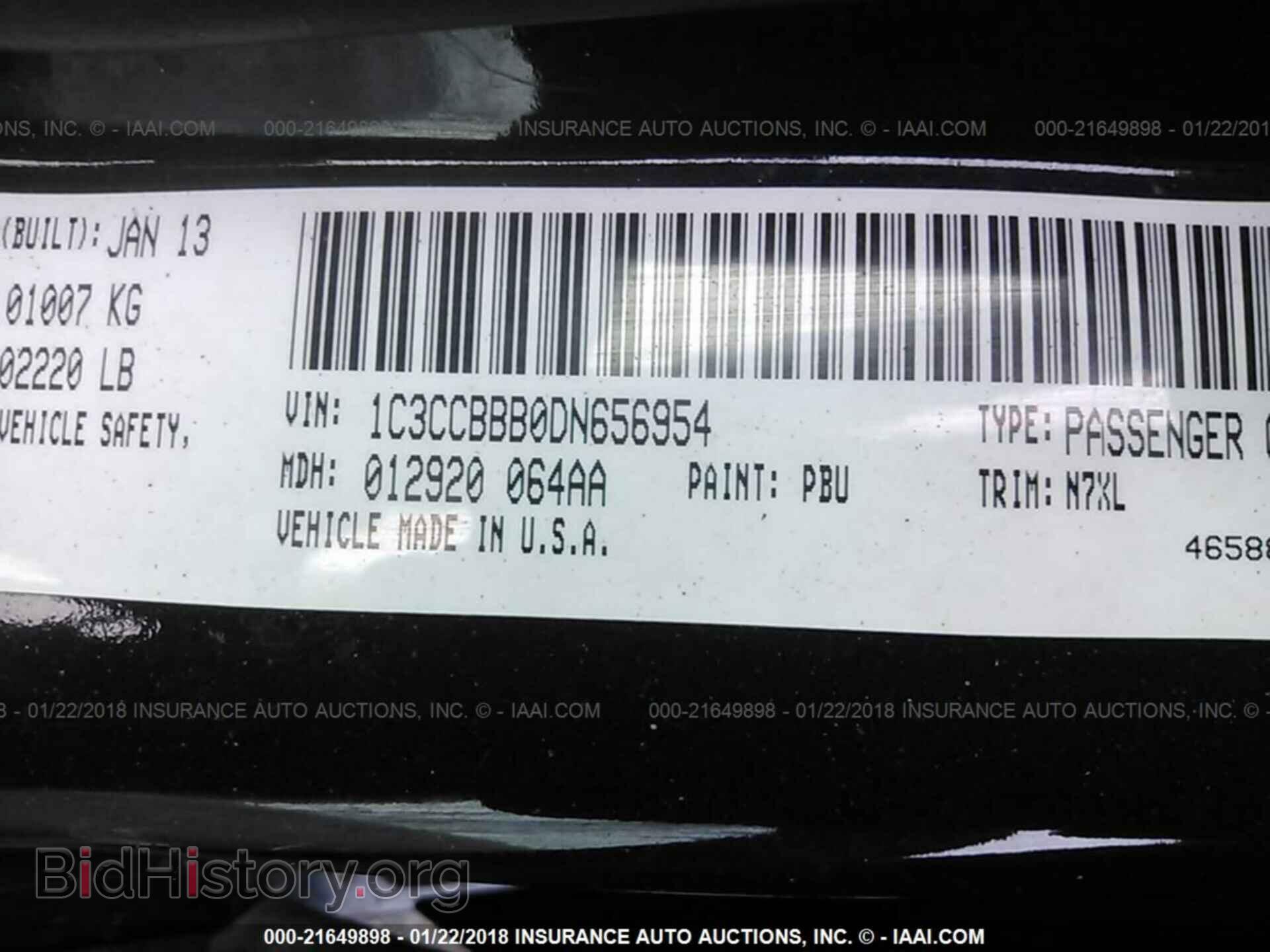 2013 Chrysler 200 - VIN: 1C3CCBBB0DN656954 - Photo 9