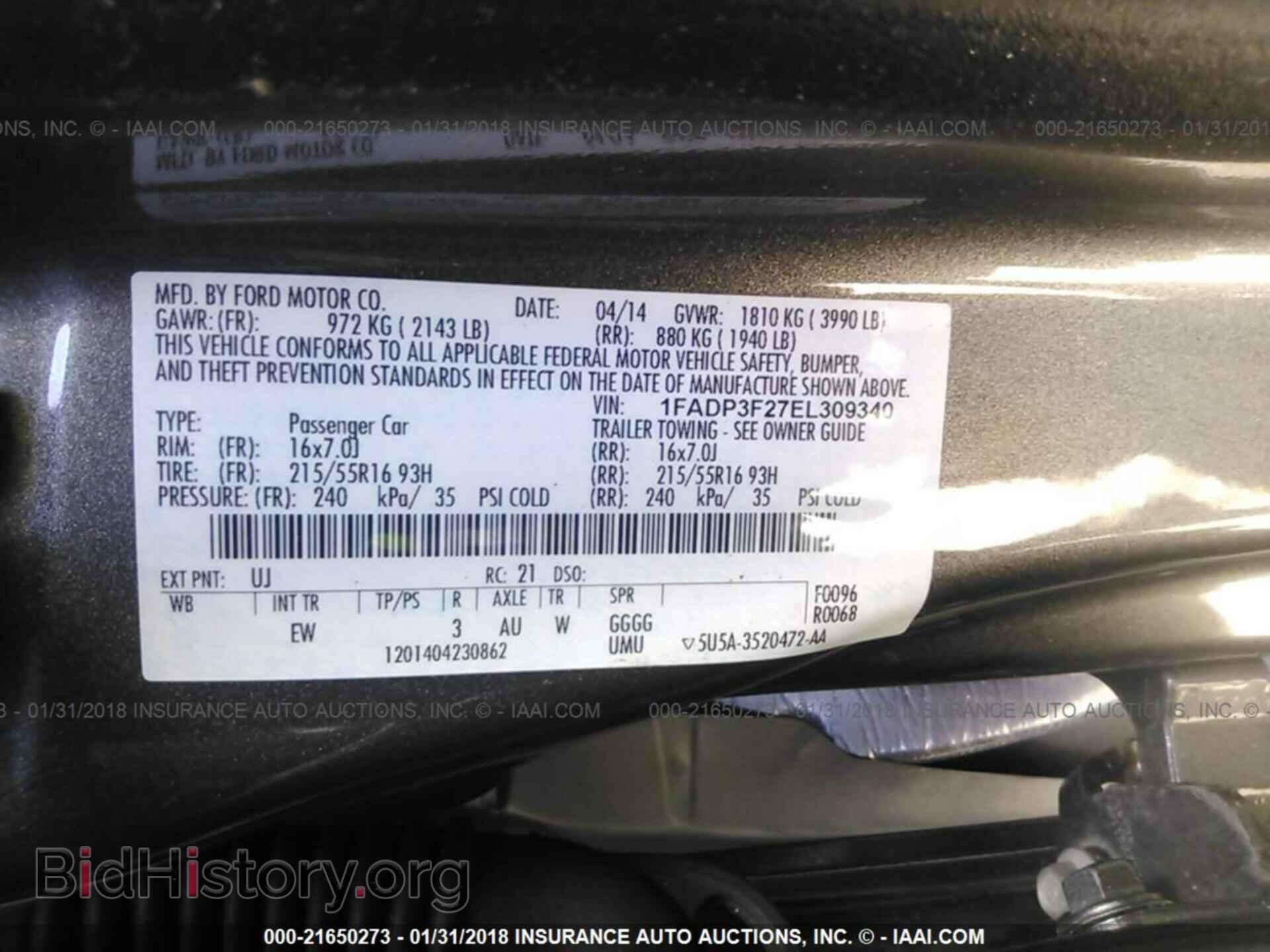2014 Ford Focus - VIN: 1FADP3F27EL309340 - Photo 9