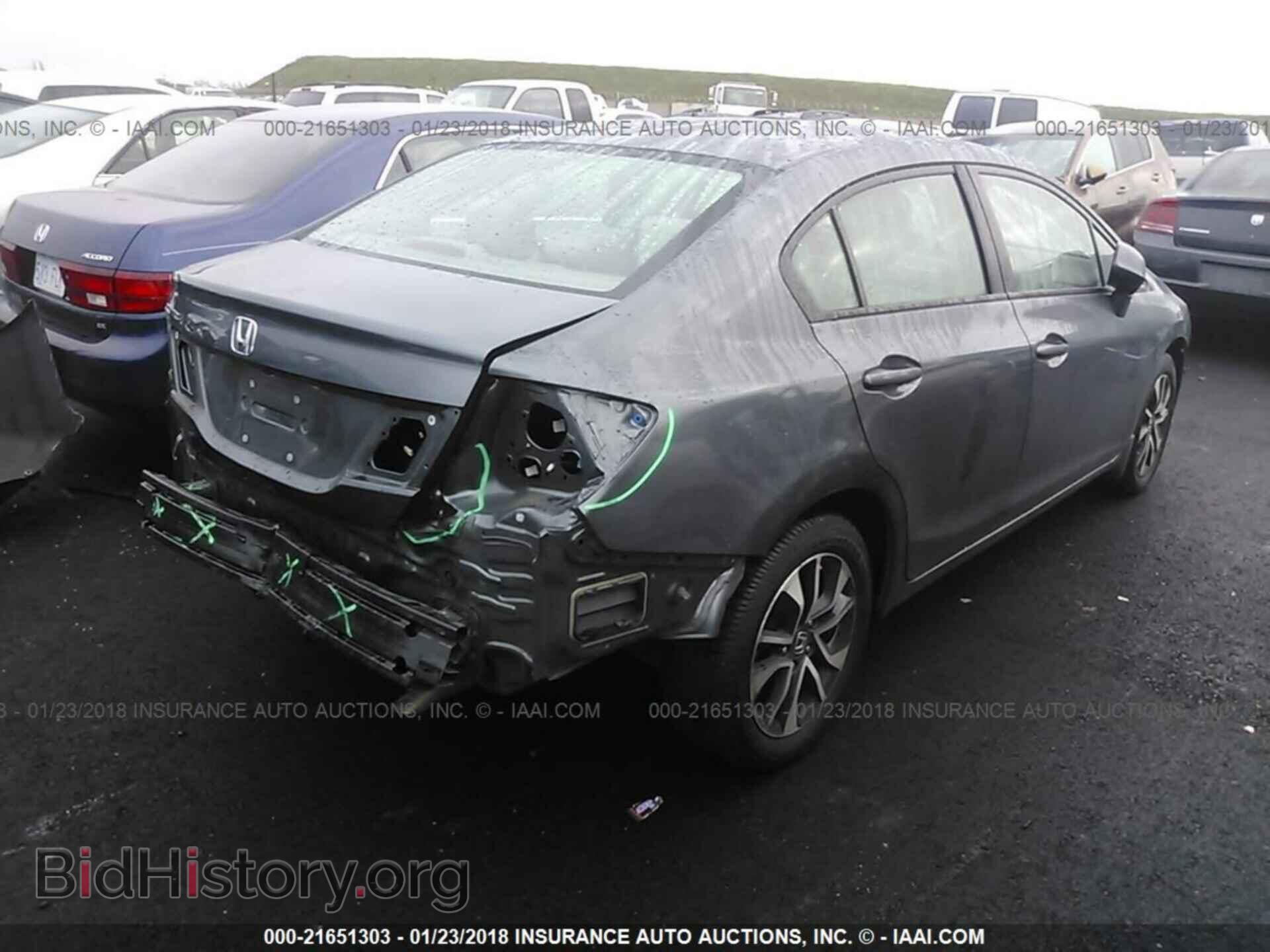 2013 Honda Civic - VIN: 19XFB2F85DE221250 - Фото 4
