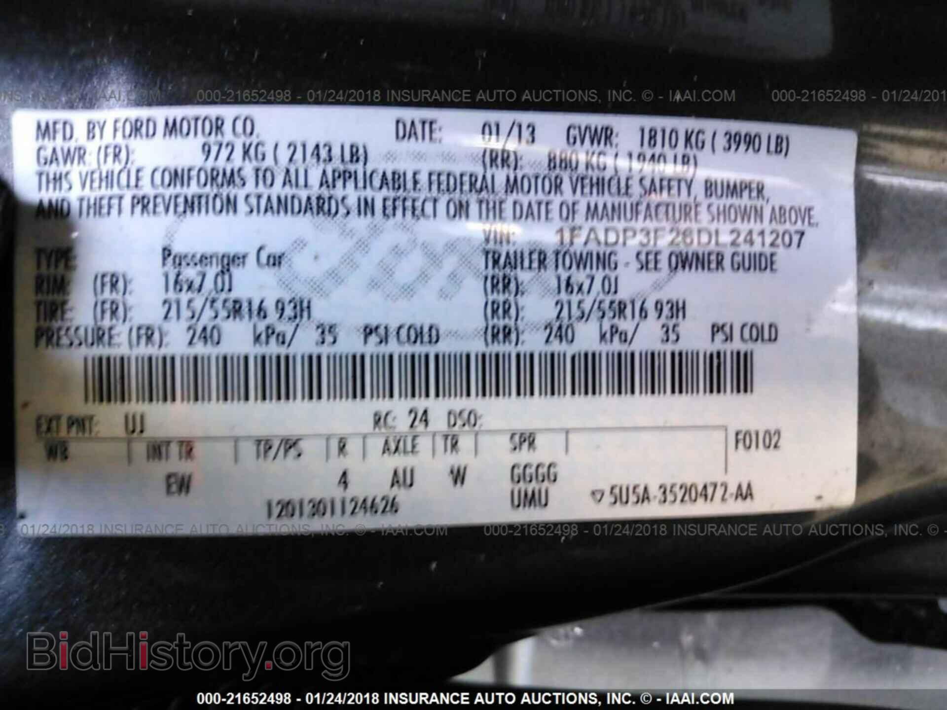 2013 Ford Focus - VIN: 1FADP3F26DL241207 - Фото 9
