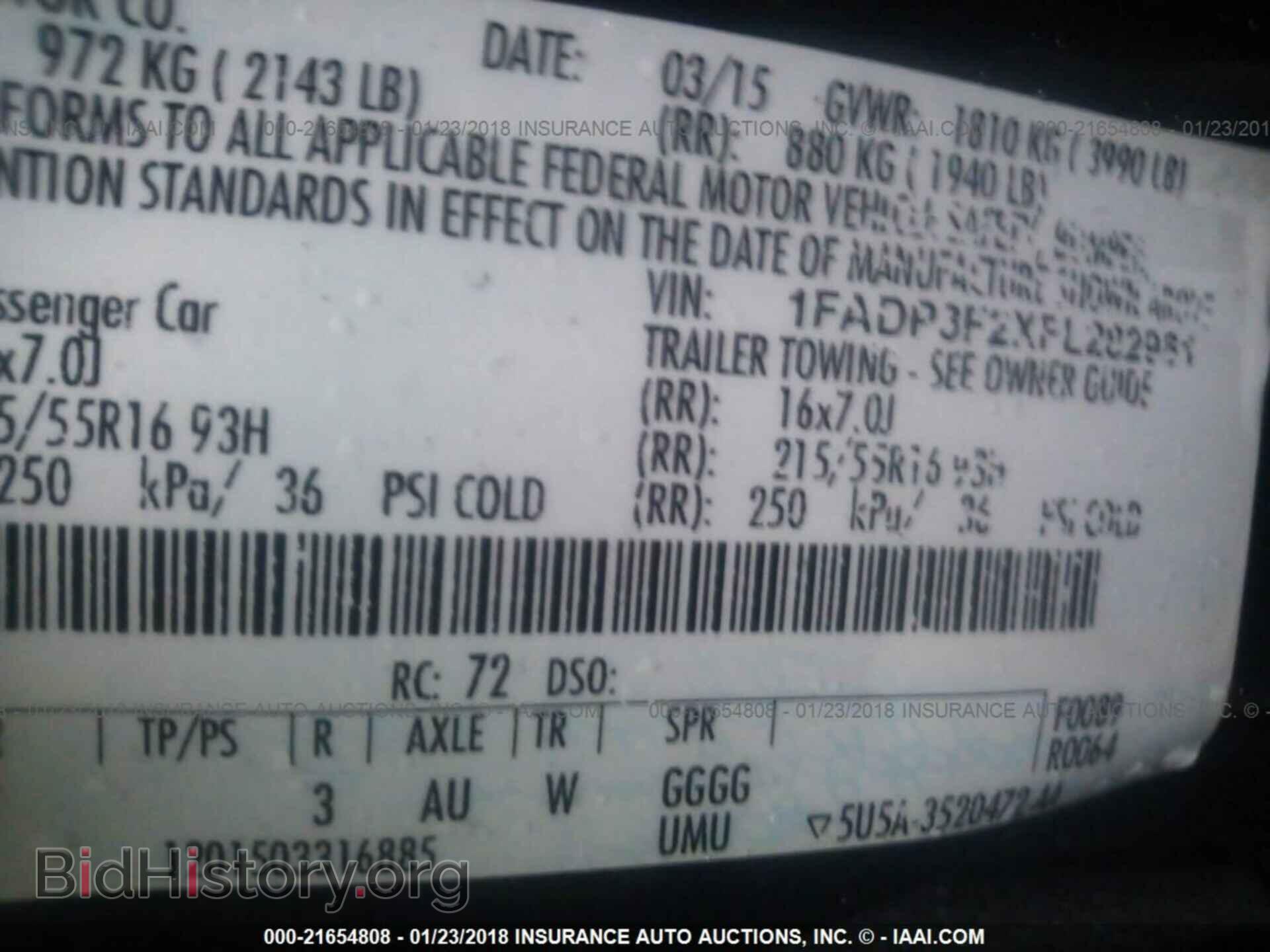 2015 Ford Focus - VIN: 1FADP3F2XFL282961 - Photo 9
