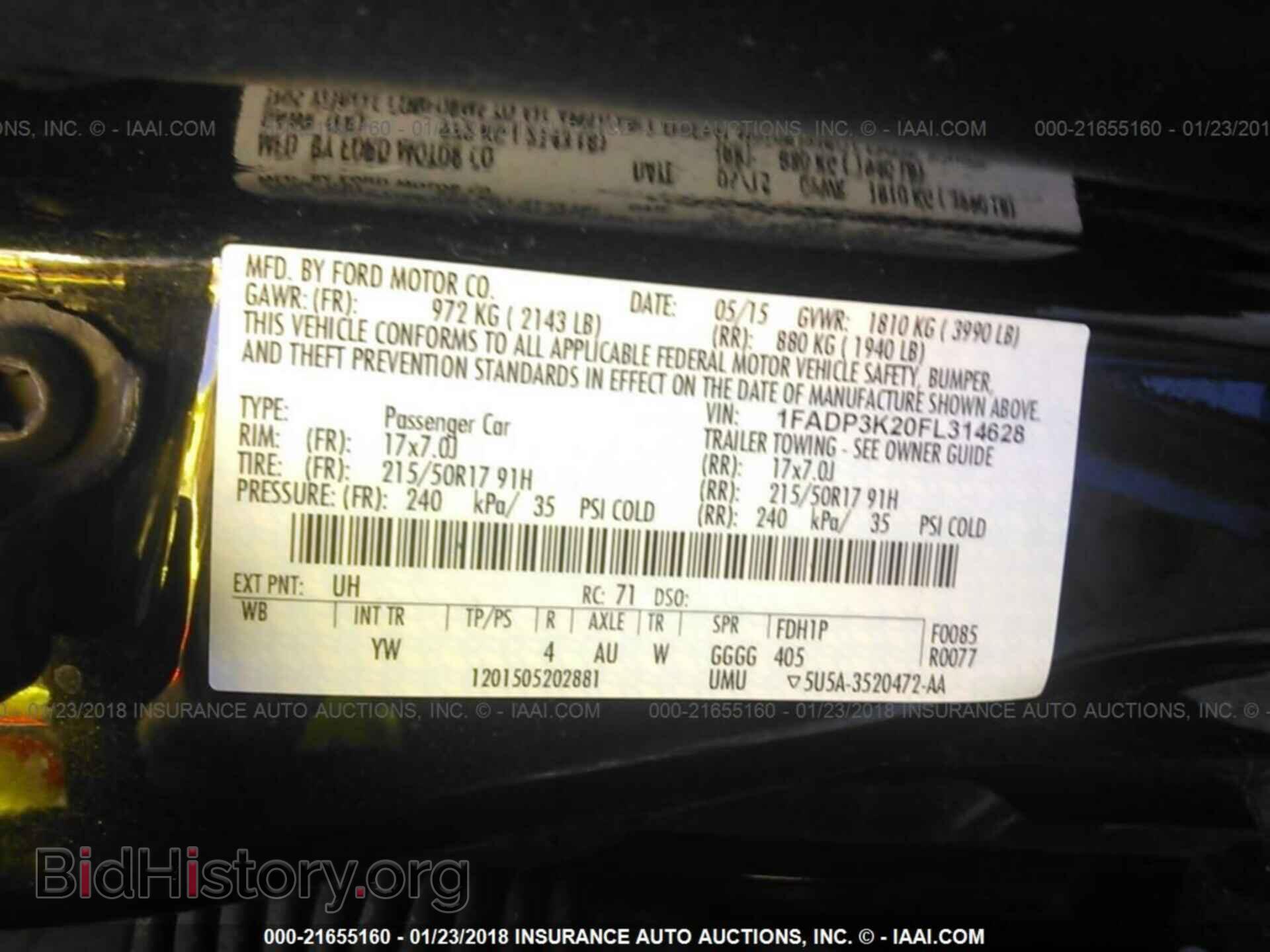 2015 Ford Focus - VIN: 1FADP3K20FL314628 - Photo 9