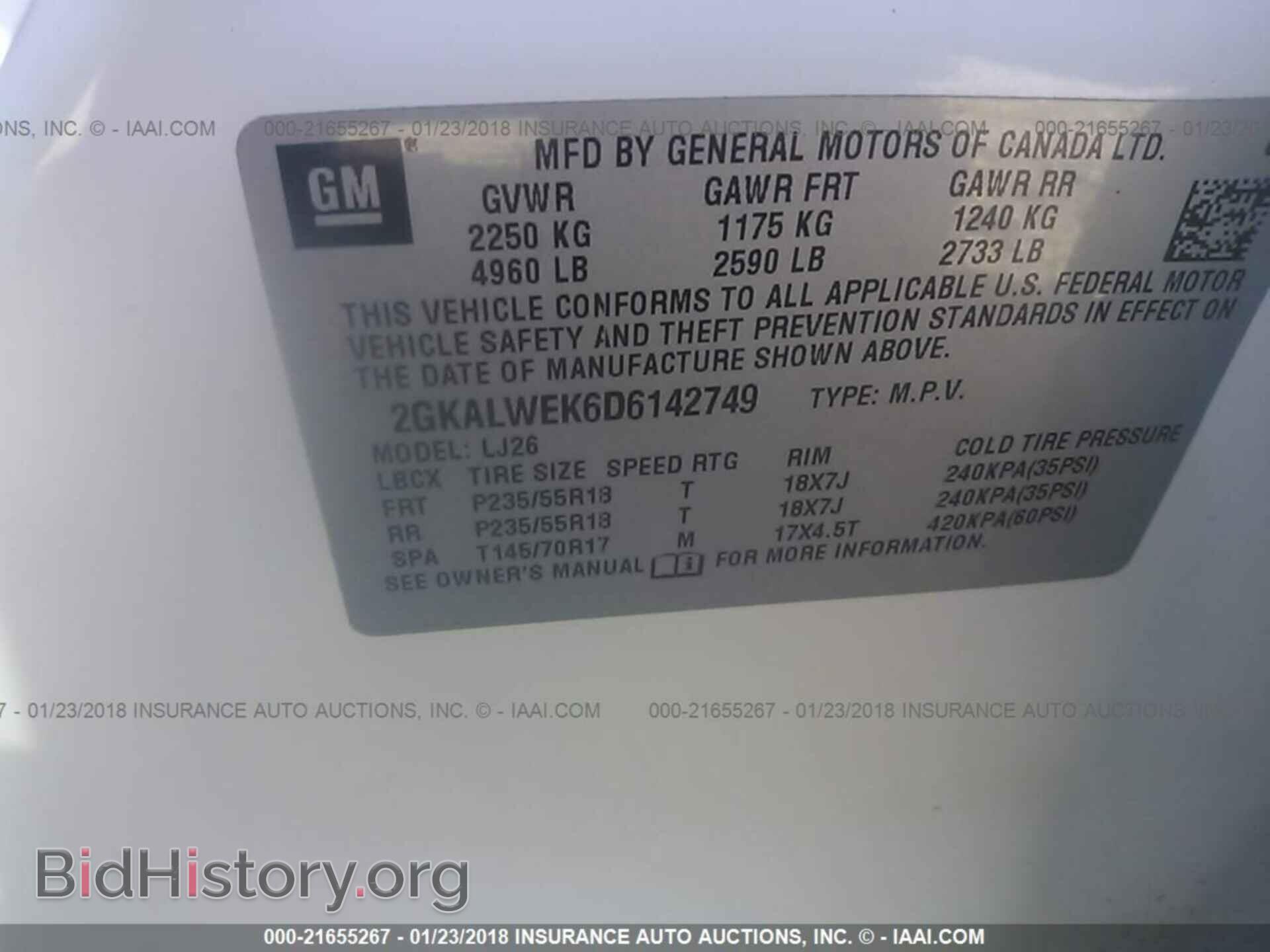 2013 Gmc Terrain - VIN: 2GKALWEK6D6142749 - Photo 9
