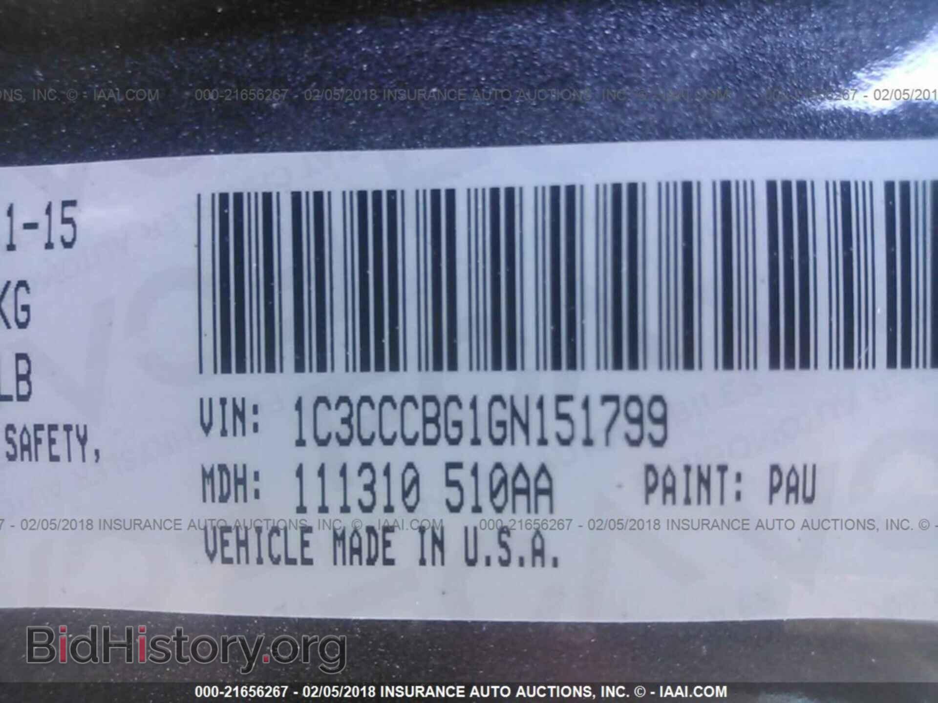 2016 CHRYSLER 200 - VIN: 1C3CCCBG1GN151799 - Photo 9