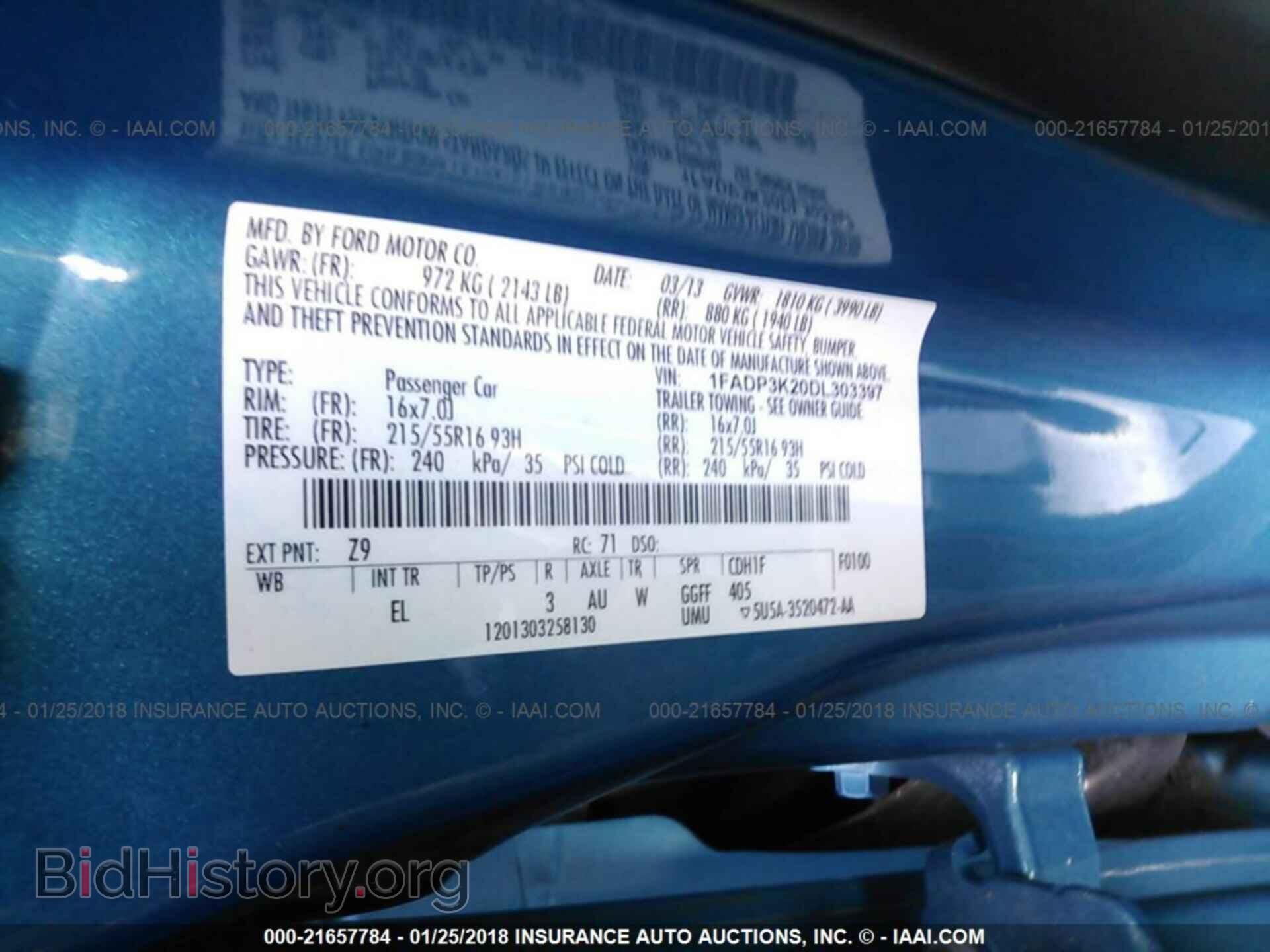 2013 Ford Focus - VIN: 1FADP3K20DL303397 - Фото 9