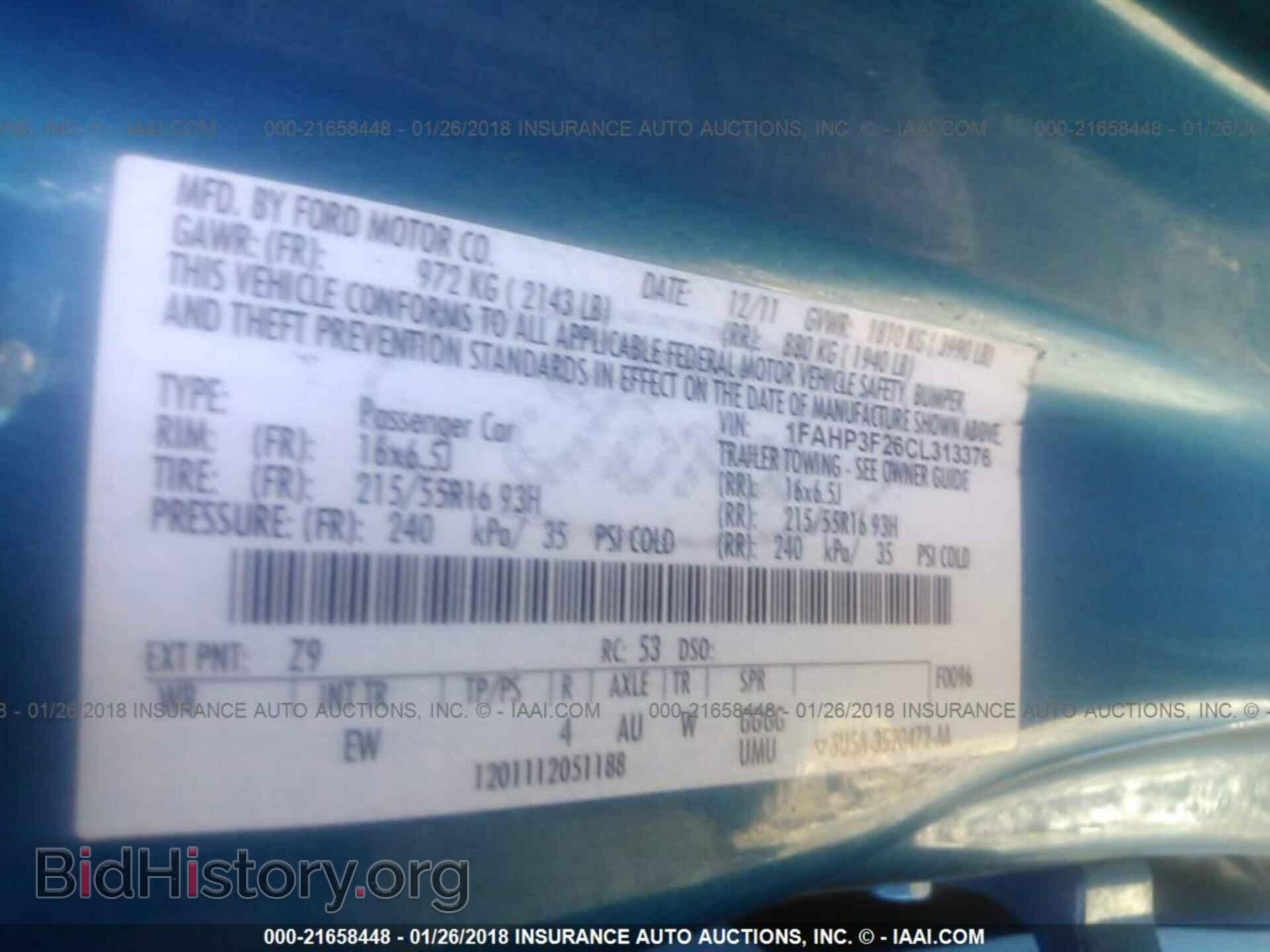 2012 Ford Focus - VIN: 1FAHP3F26CL313376 - Photo 9
