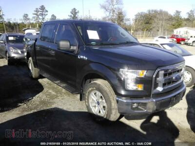 2015 Ford F150, черный — VIN 1FTEW1E87FFB10655, IAAI
