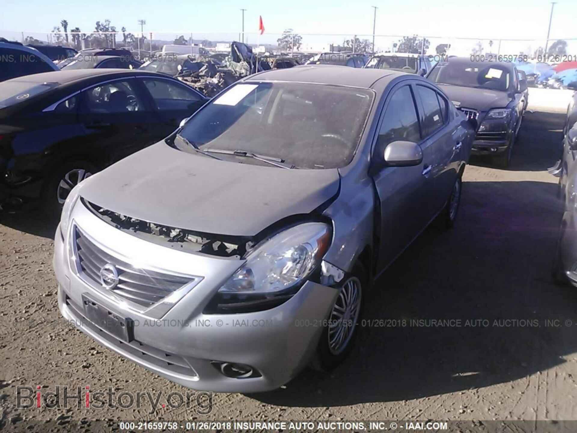 2014 Nissan Versa - VIN: 3N1CN7AP7EL844276 - Фото 2