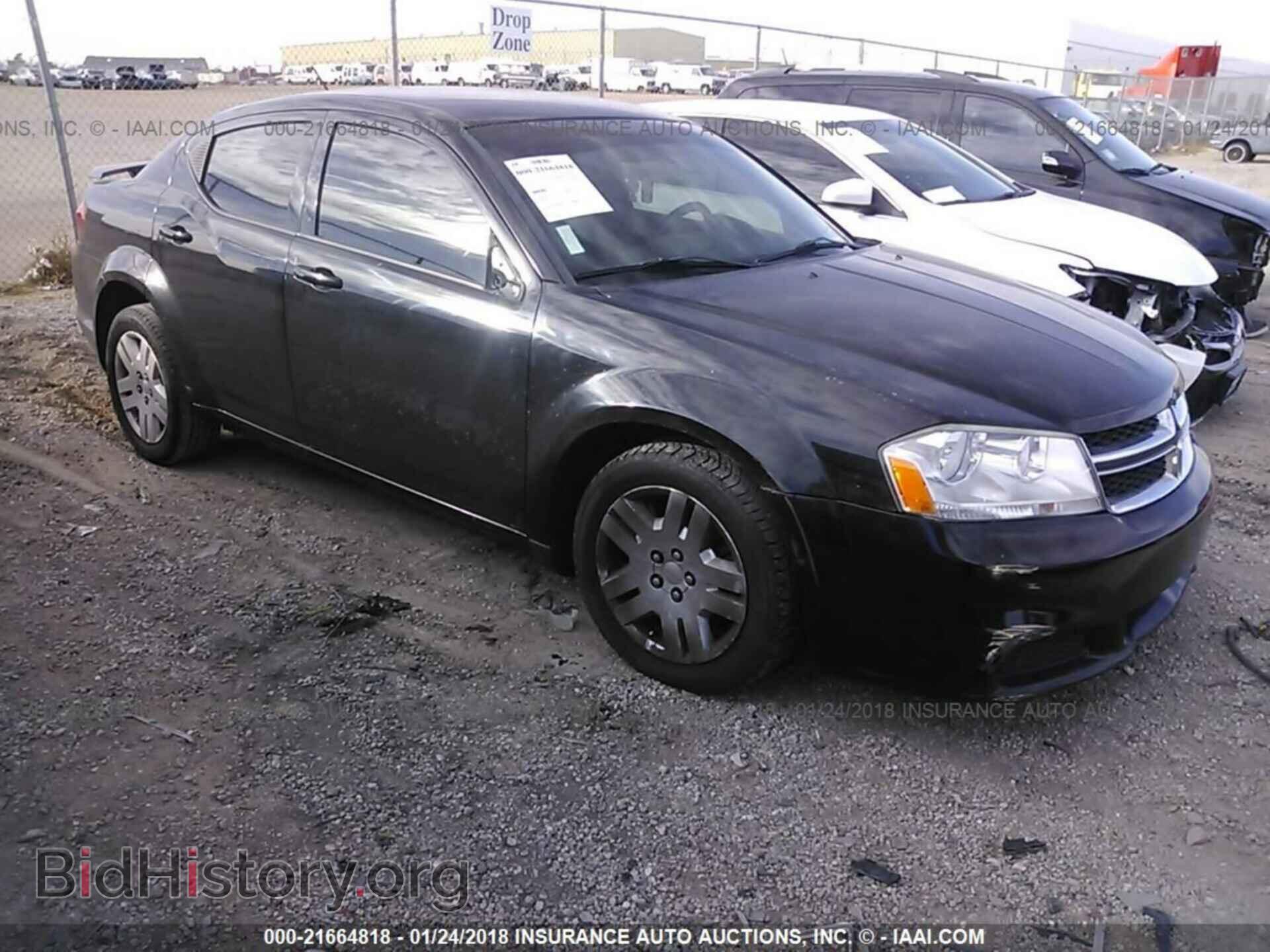 Фотография 1C3CDZAB7CN252846 - Dodge Avenger 2012