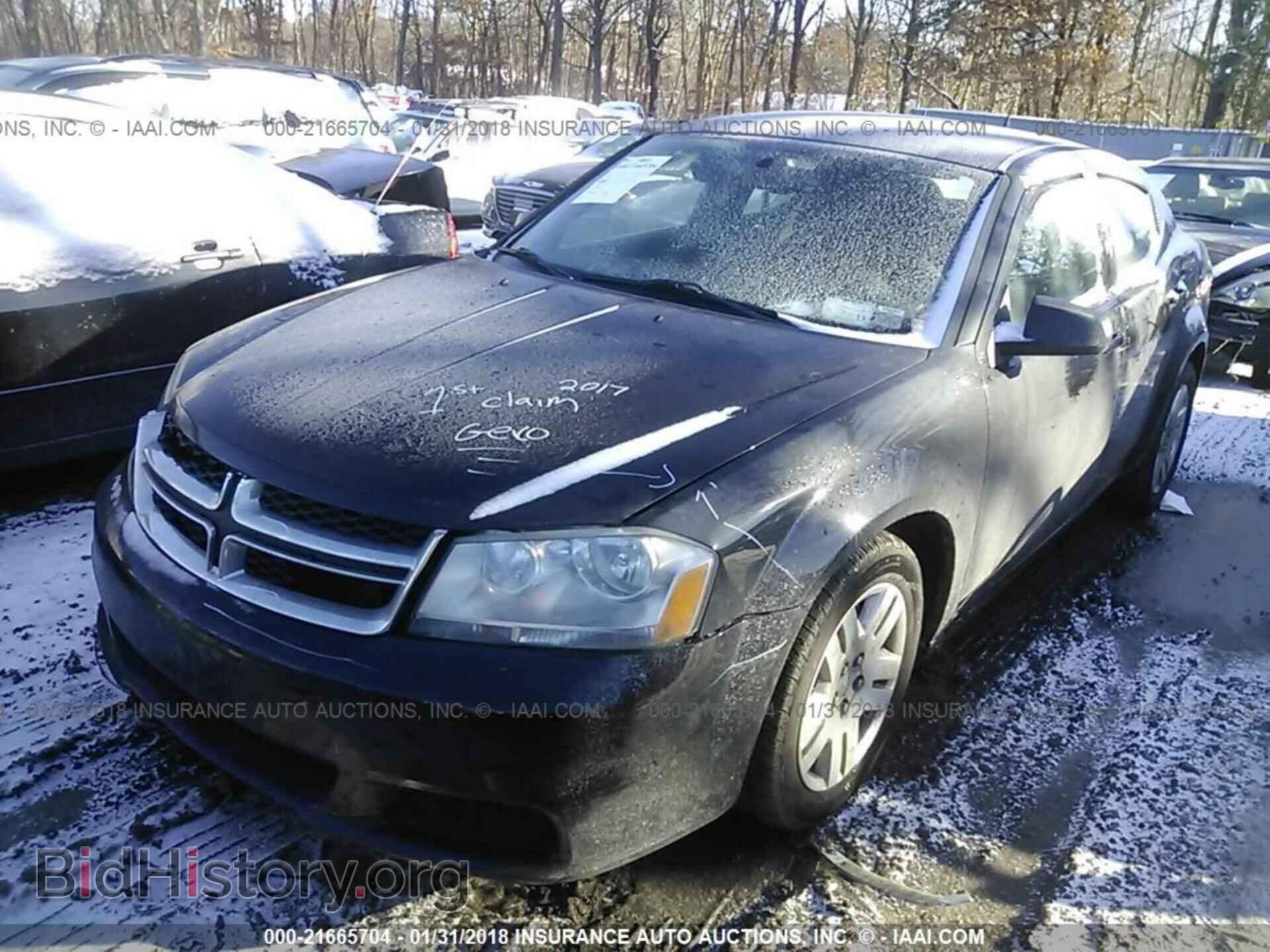 2013 Dodge Avenger - VIN: 1C3CDZAB3DN514461 - Фото 2