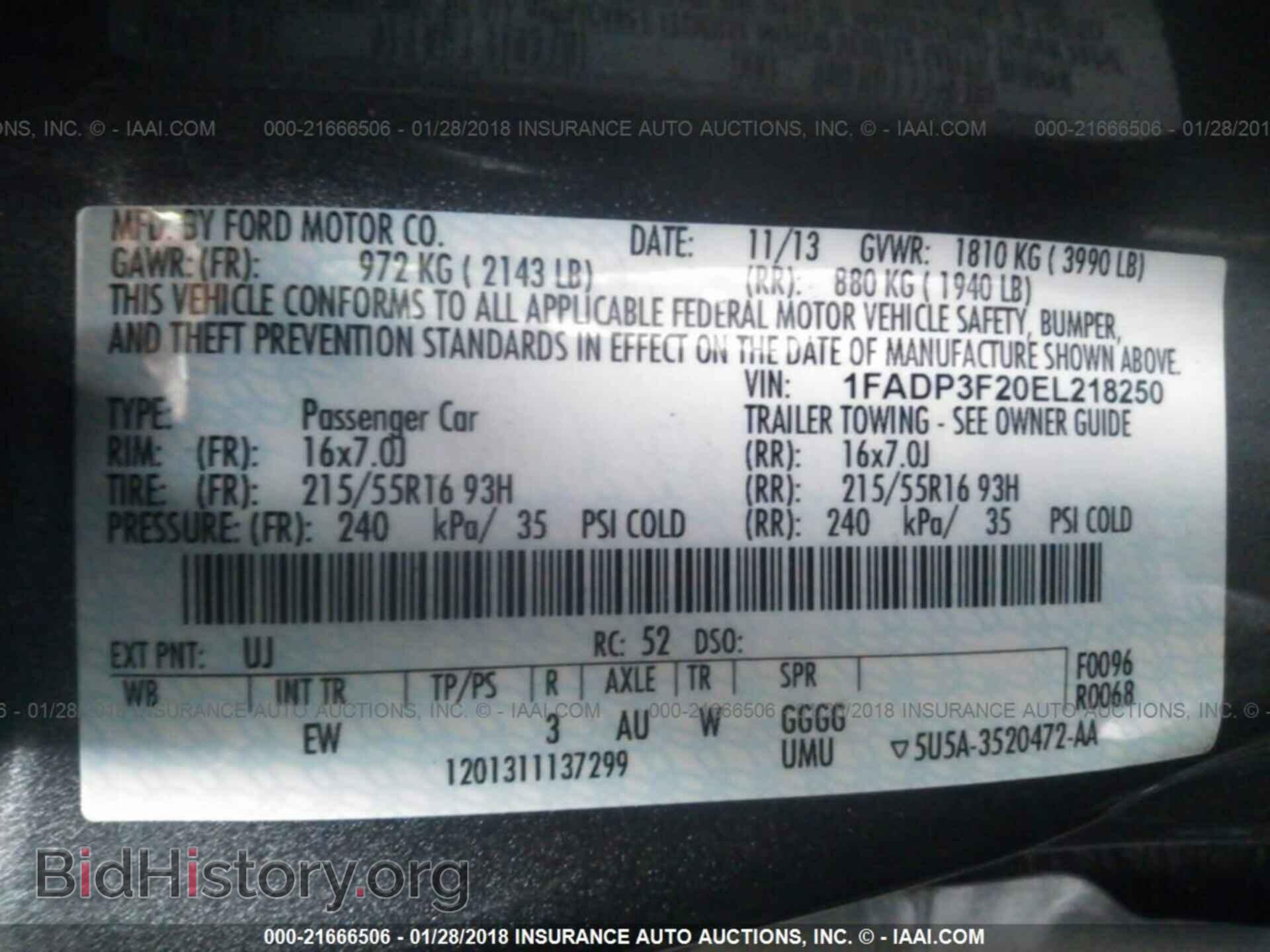 2014 Ford Focus - VIN: 1FADP3F20EL218250 - Фото 9