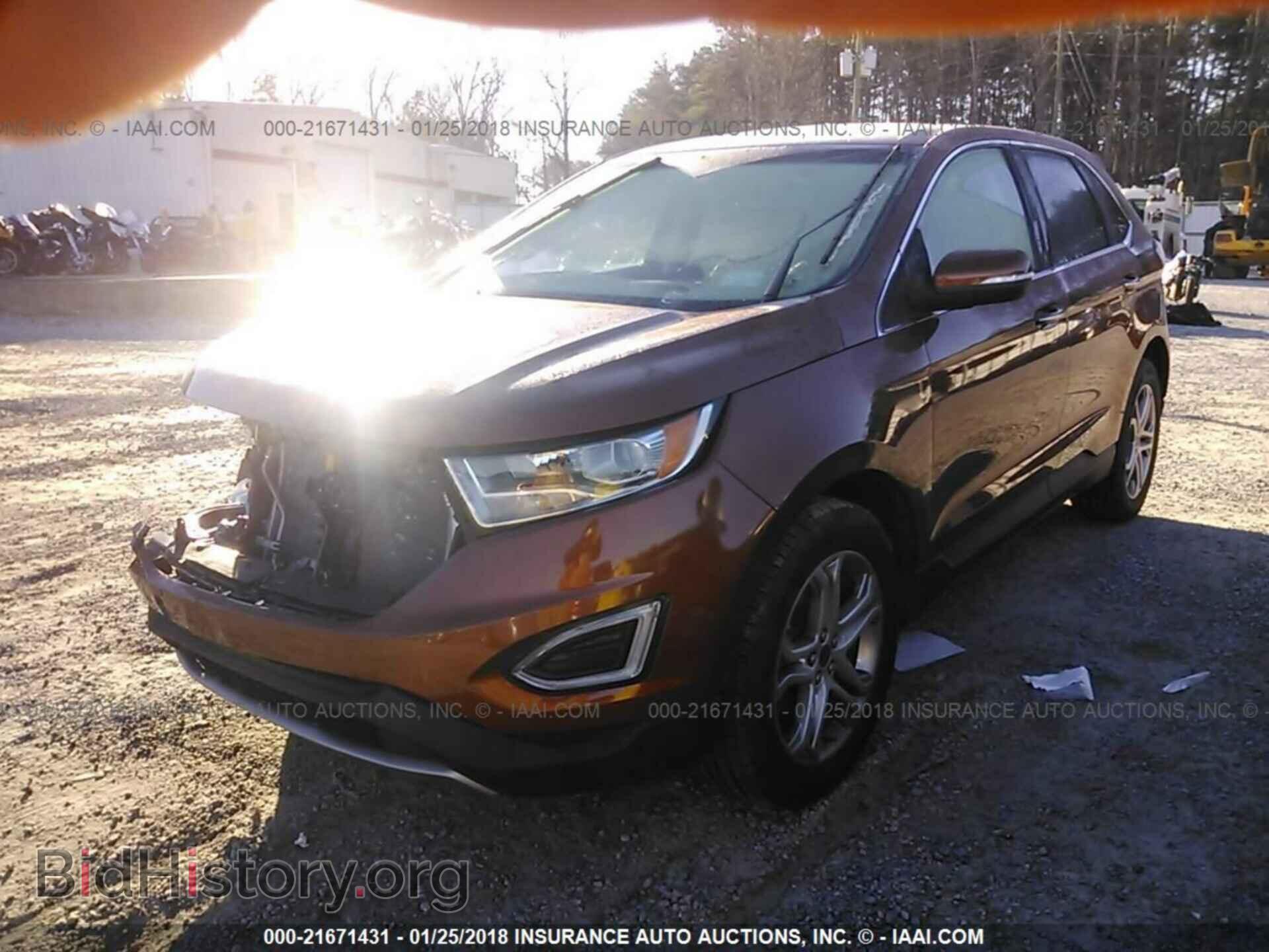 2017 Ford Edge - VIN: 2FMPK4K9XHBB75504 - Фото 2