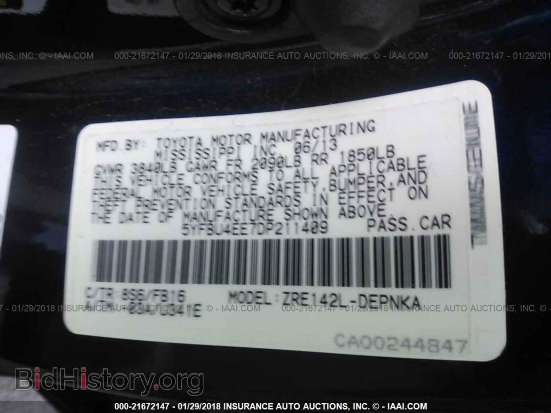 2013 Toyota Corolla - VIN: 5YFBU4EE7DP211409 - Photo 9