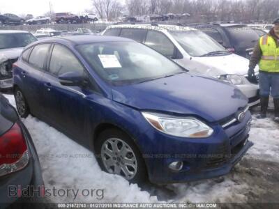 2012 Ford FOCUS, blue — VIN 1FAHP3K2XCL346578, IAAI
