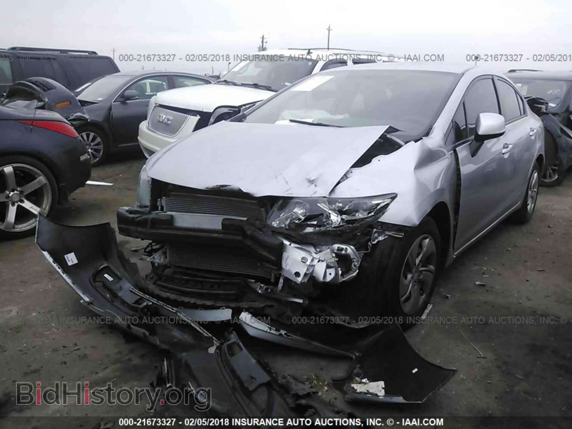 2013 Honda Civic - VIN: 2HGFB2F58DH600206 - Фото 2