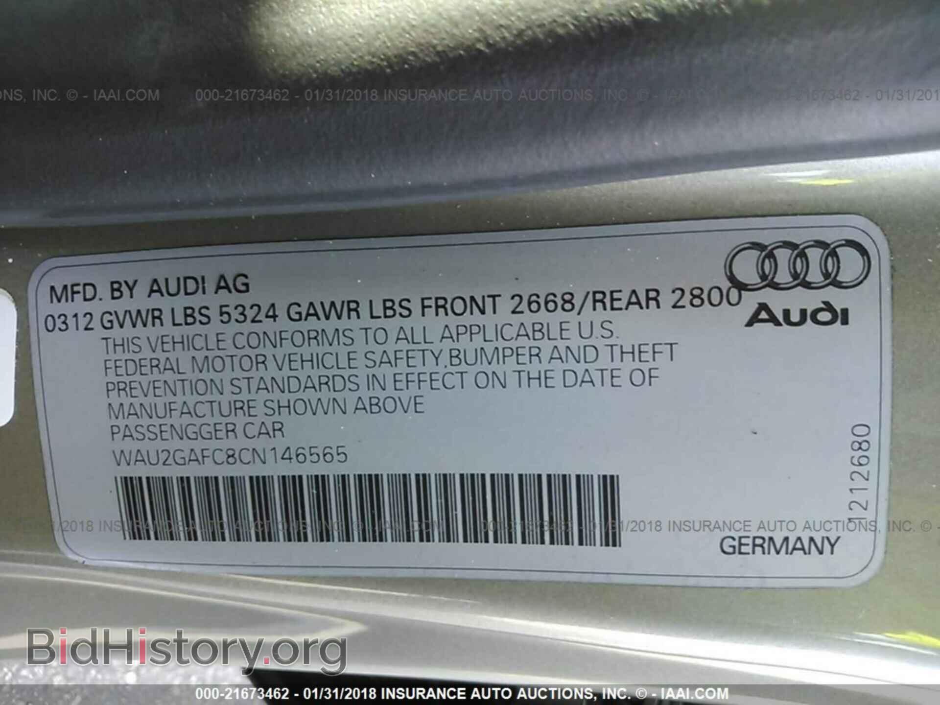 2012 Audi A7 - VIN: WAU2GAFC8CN146565 - Photo 9