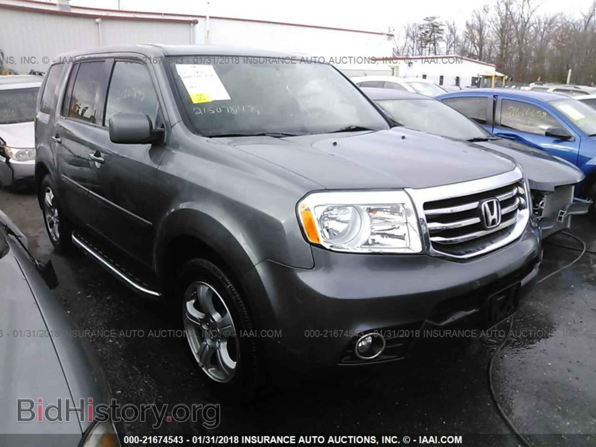 Фотография 5FNYF4H55DB068682 - Honda Pilot 2013