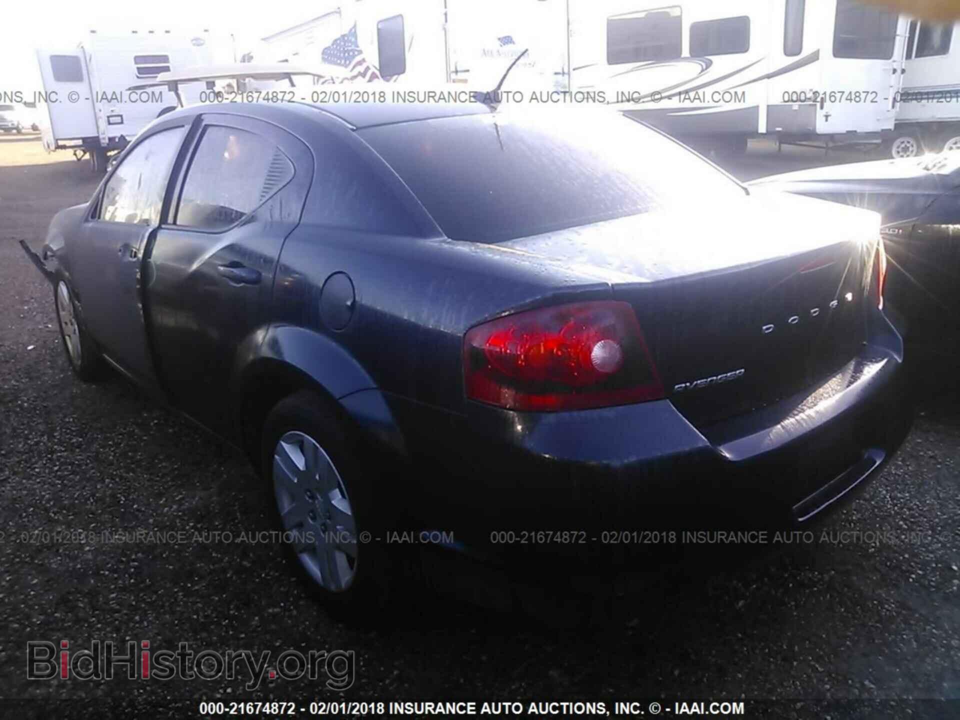2012 Dodge Avenger - VIN: 1C3CDZAB9CN207360 - Фото 3
