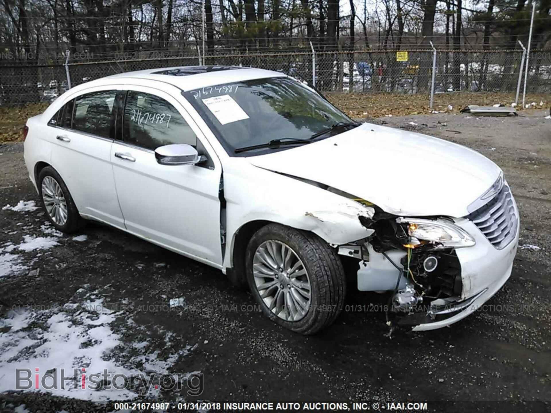 Фотография 1C3CCBCB5CN206018 - Chrysler 200 2012