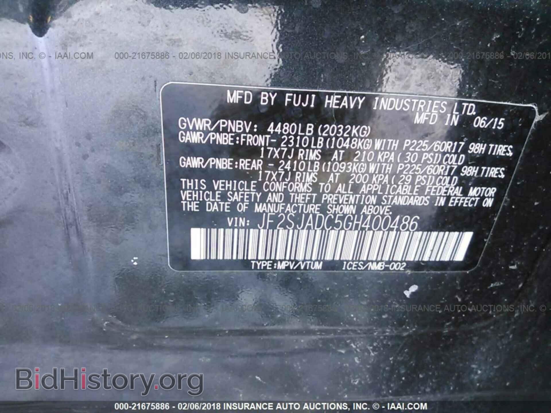 2016 Subaru Forester - VIN: JF2SJADC5GH400486 - Photo 9