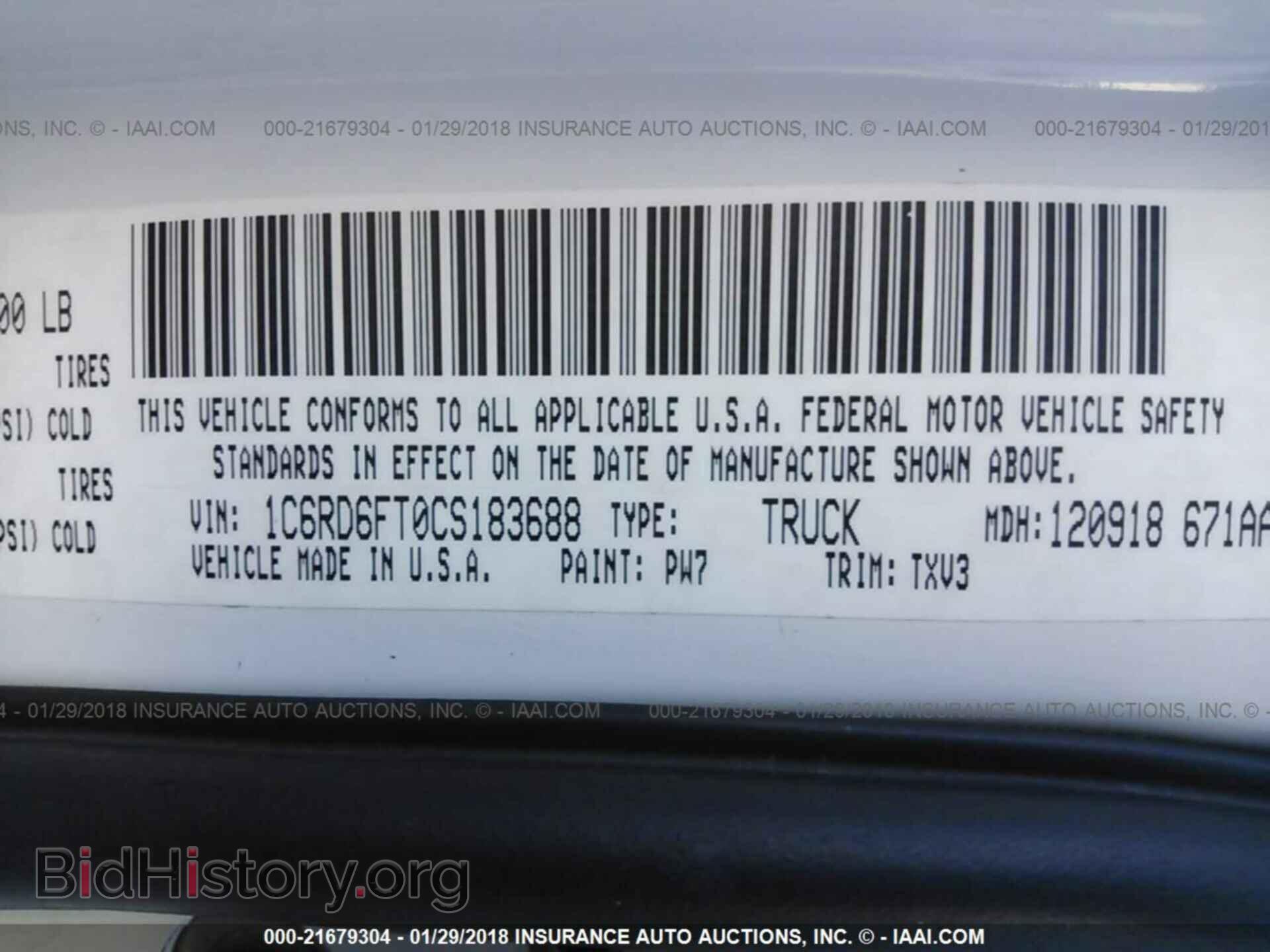 2012 Dodge Ram 1500 - VIN: 1C6RD6FT0CS183688 - Photo 9