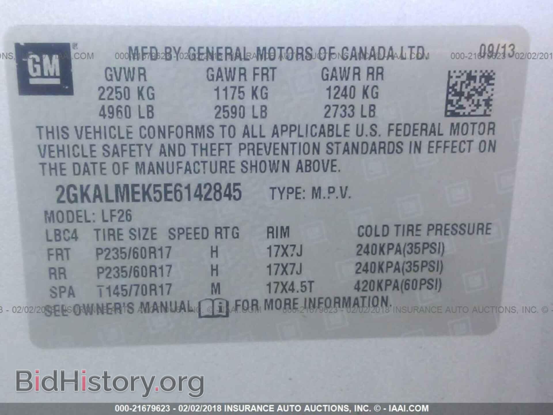 2014 Gmc Terrain - VIN: 2GKALMEK5E6142845 - Photo 9