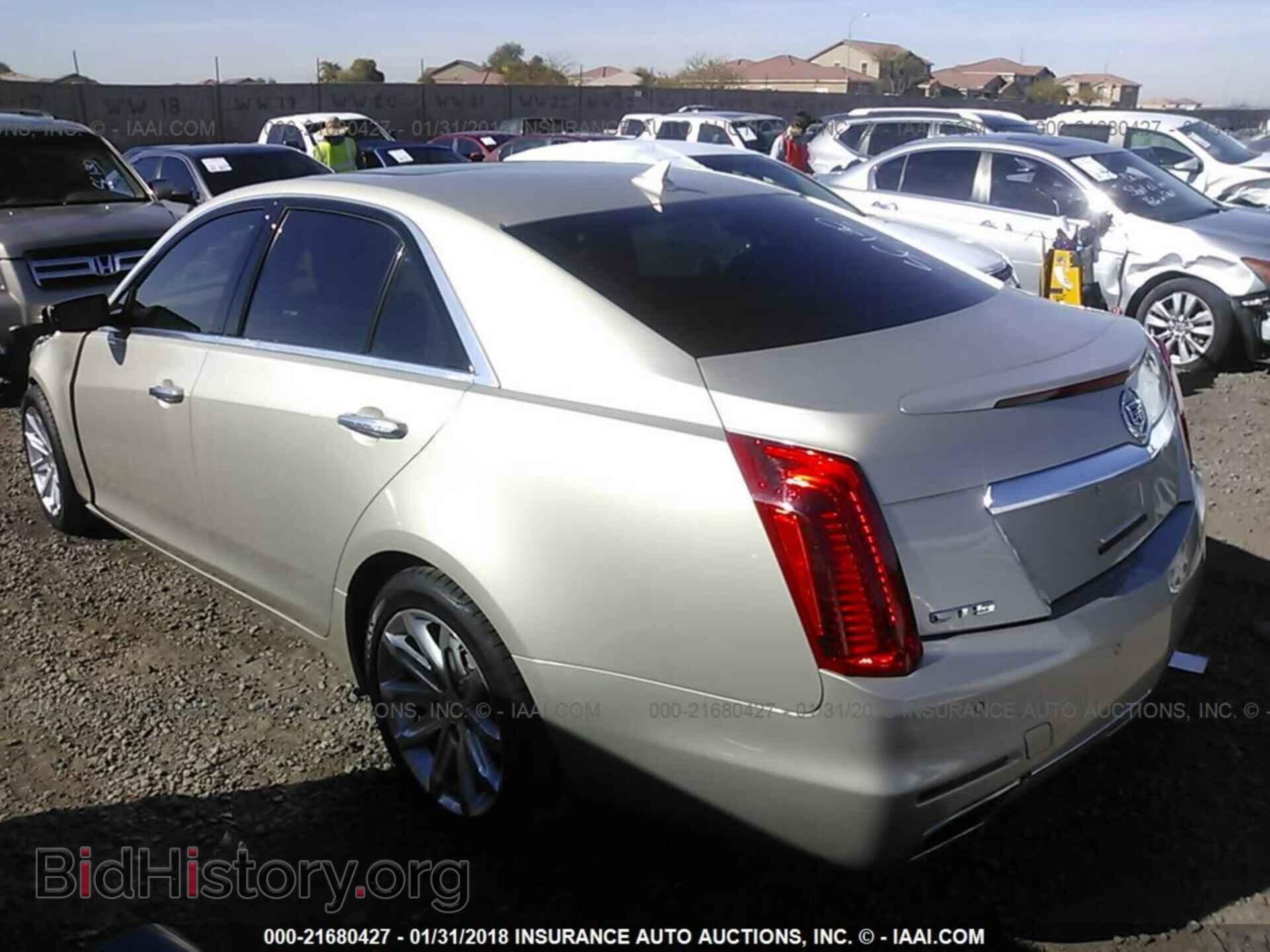 2014 Cadillac Cts - VIN: 1G6AR5S31E0154659 - Фото 3